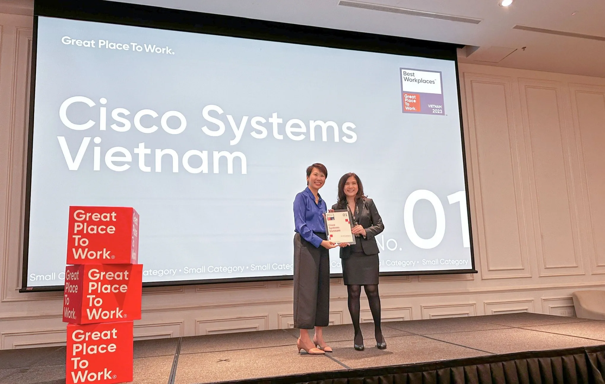 Cisco đứng thứ Nhất trong bảng xếp hạng Nơi làm việc tốt nhất Việt Nam 2023