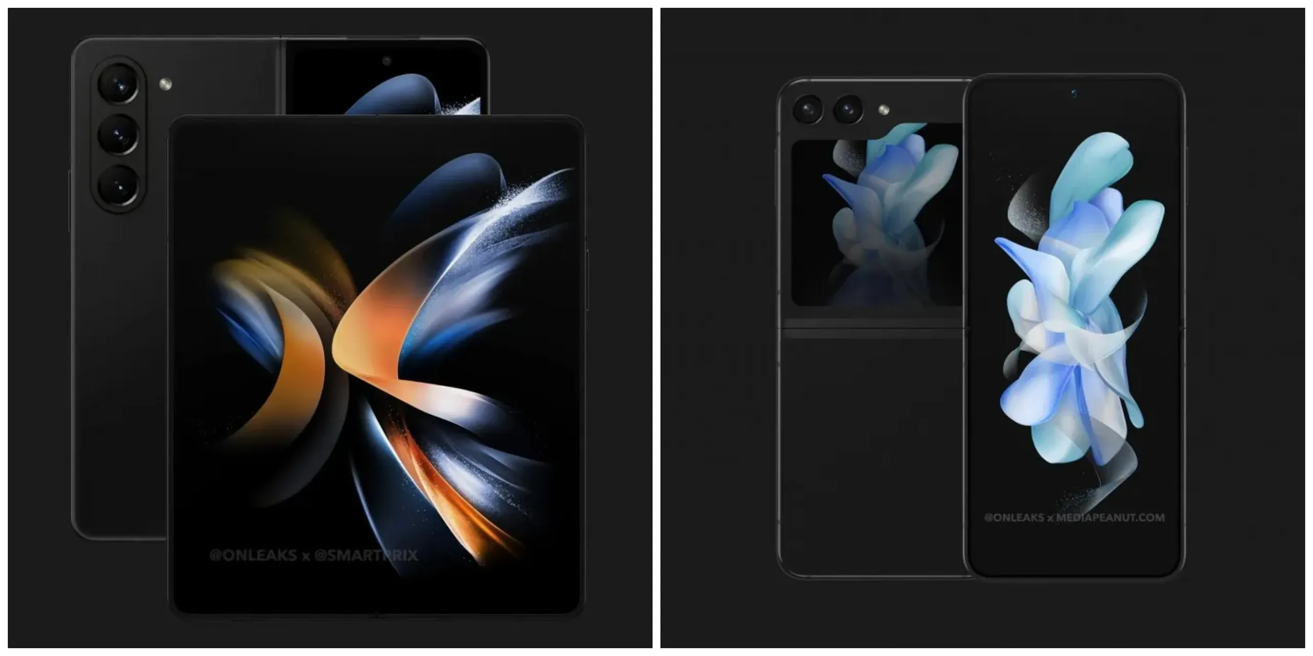 Lộ diện ảnh render chất lượng cao của Galaxy Z Fold5 và Z Flip5