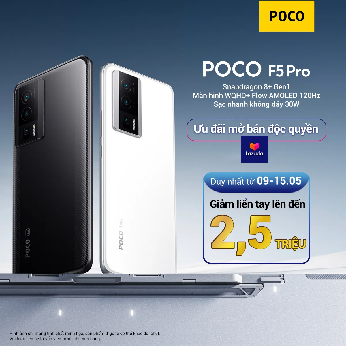 POCO F5 Pro chính thức ra mắt với vi xử lý Snapdragon 8+ Gen 1