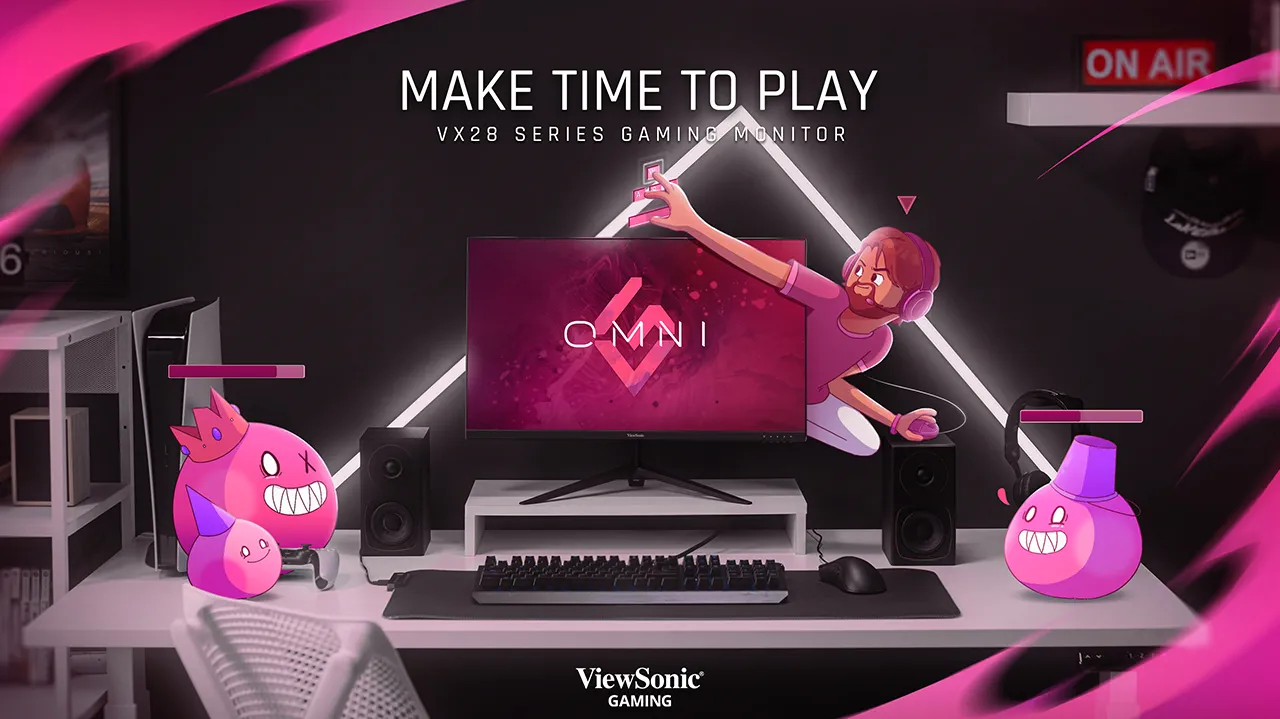 Viewsonic ra mắt màn hình gaming OMNI VX28 series 165hz