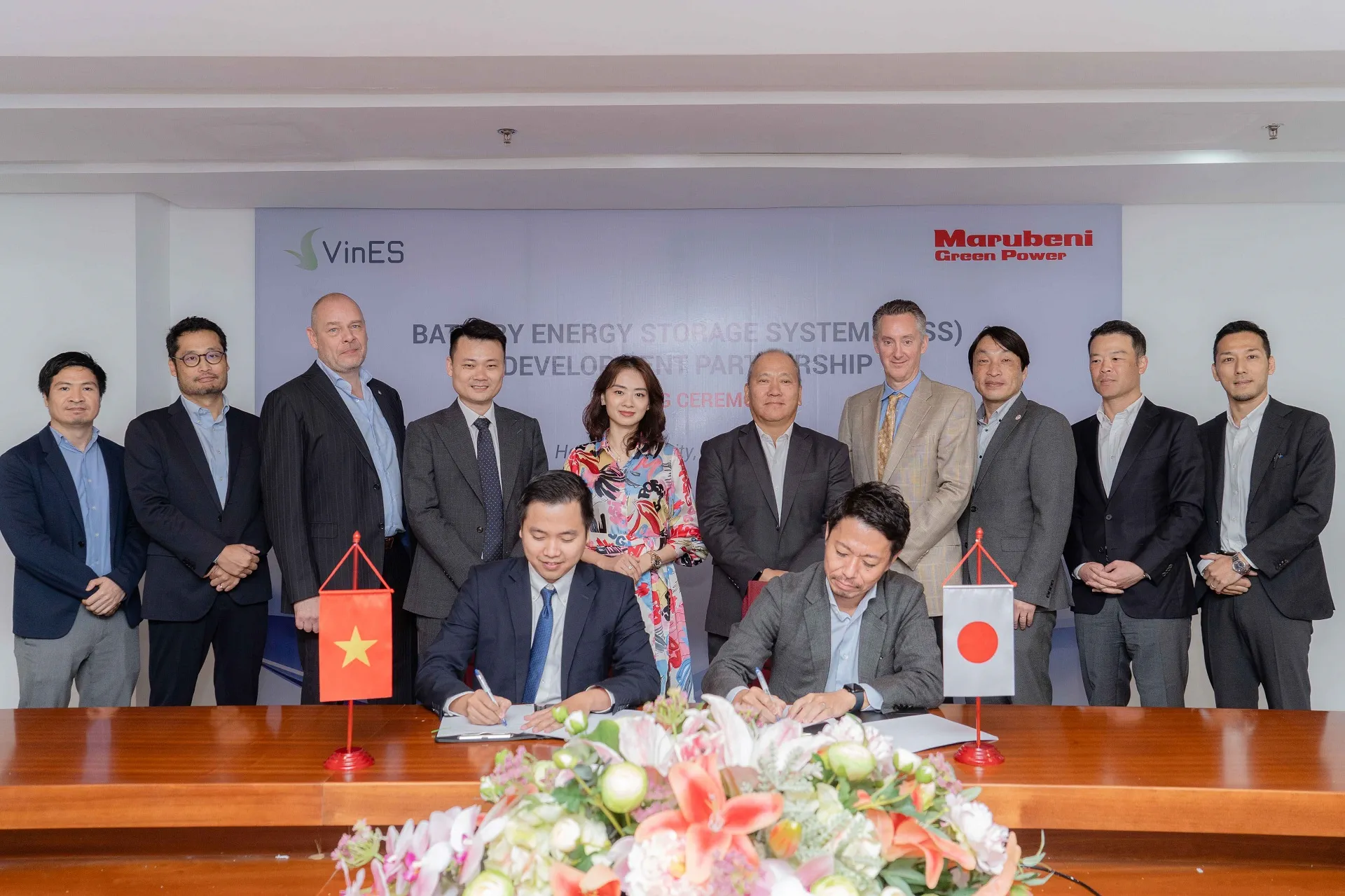 VinES và Marubeni hợp tác thúc đẩy sử dụng hệ thống pin lưu trữ năng lượng tại Việt Nam