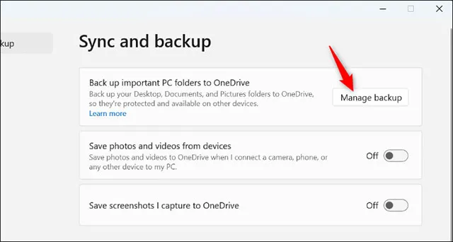 Hướng dẫn tắt tính năng đồng bộ shortcut màn hình desktop của OneDrive trên máy tính Windows
