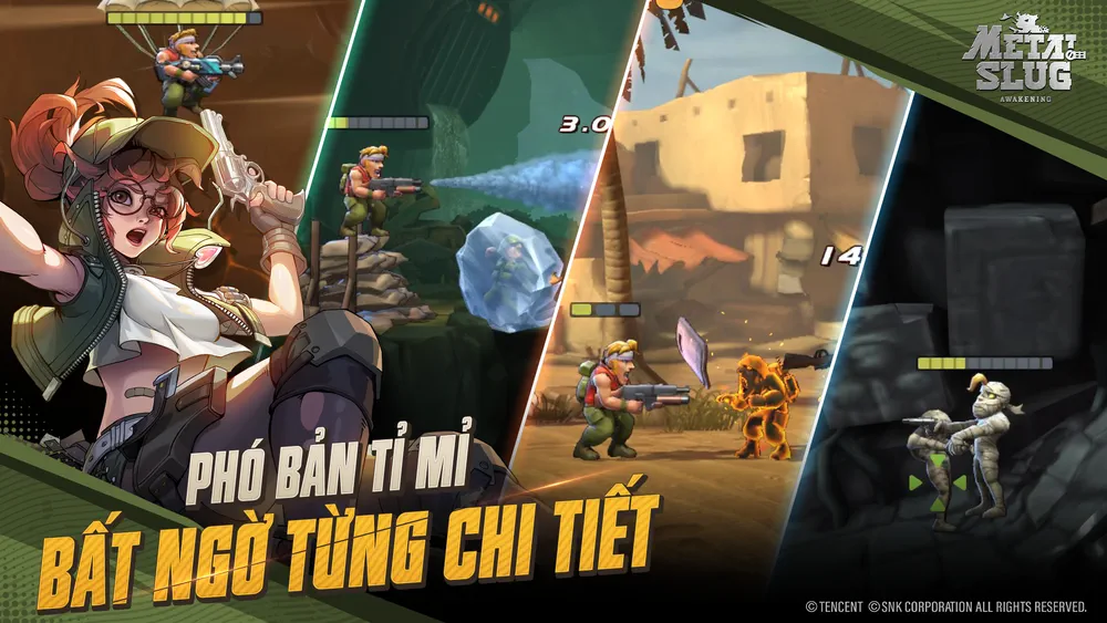 Metal Slug: Awakening – Tựa game thùng kinh điển sắp quay trở lại Việt Nam trong diện mạo mới