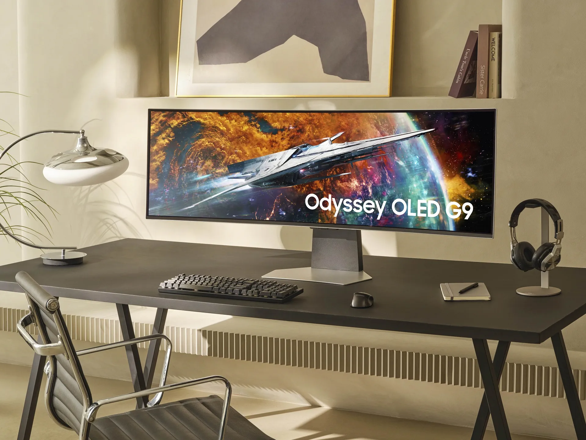Odyssey OLED G9: Màn hình chơi game OLED đầu tiên trên thế giới với công nghệ AI tiên tiến