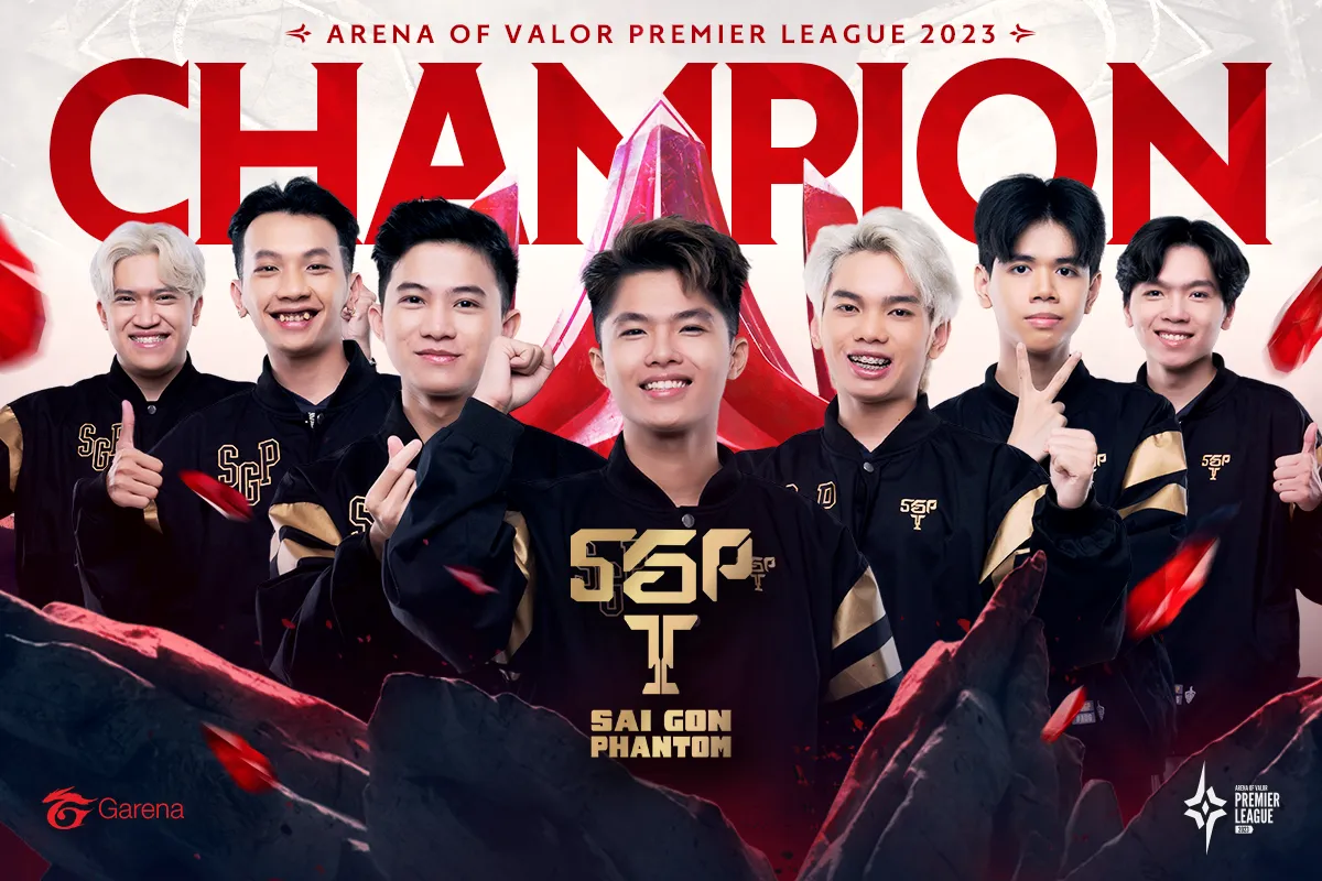 Saigon Phantom vô địch APL 2023 với 3 thành viên lọt đội hình xuất sắc nhất, chung kết Liên Quân Mobile xác lập kỷ lục với hơn 1 triệu người xem cùng thời điểm