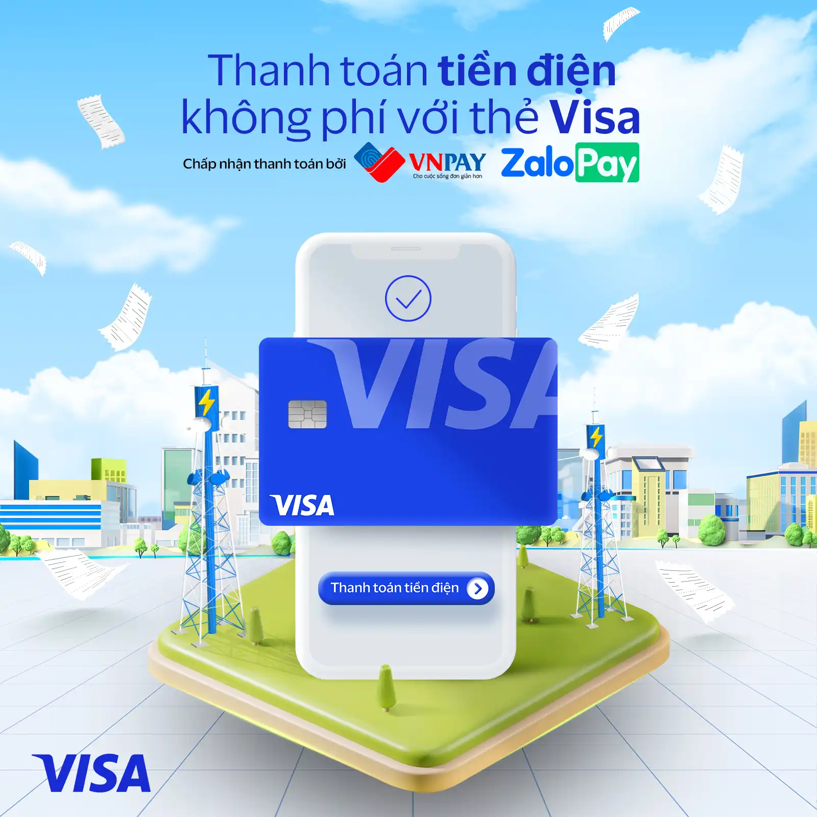 Visa mở rộng giải pháp thanh toán số cho người dùng chi trả tiền điện tại Việt Nam