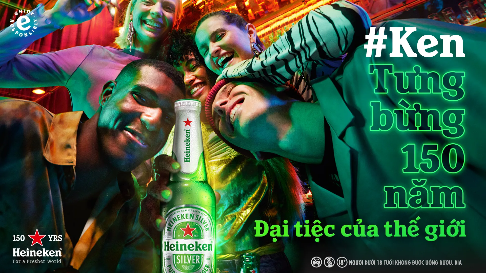Bia Heineken® kỷ niệm 150 năm mang đến những khoảnh khắc tuyệt vời trên toàn thế giới