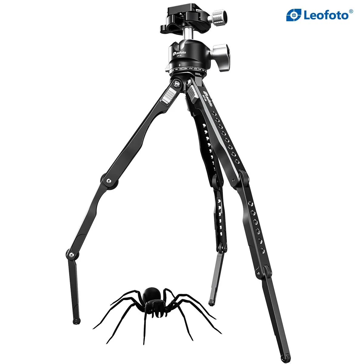 Leofoto ra mắt tripod Leofoto Spider với thiết kế chân khớp gập