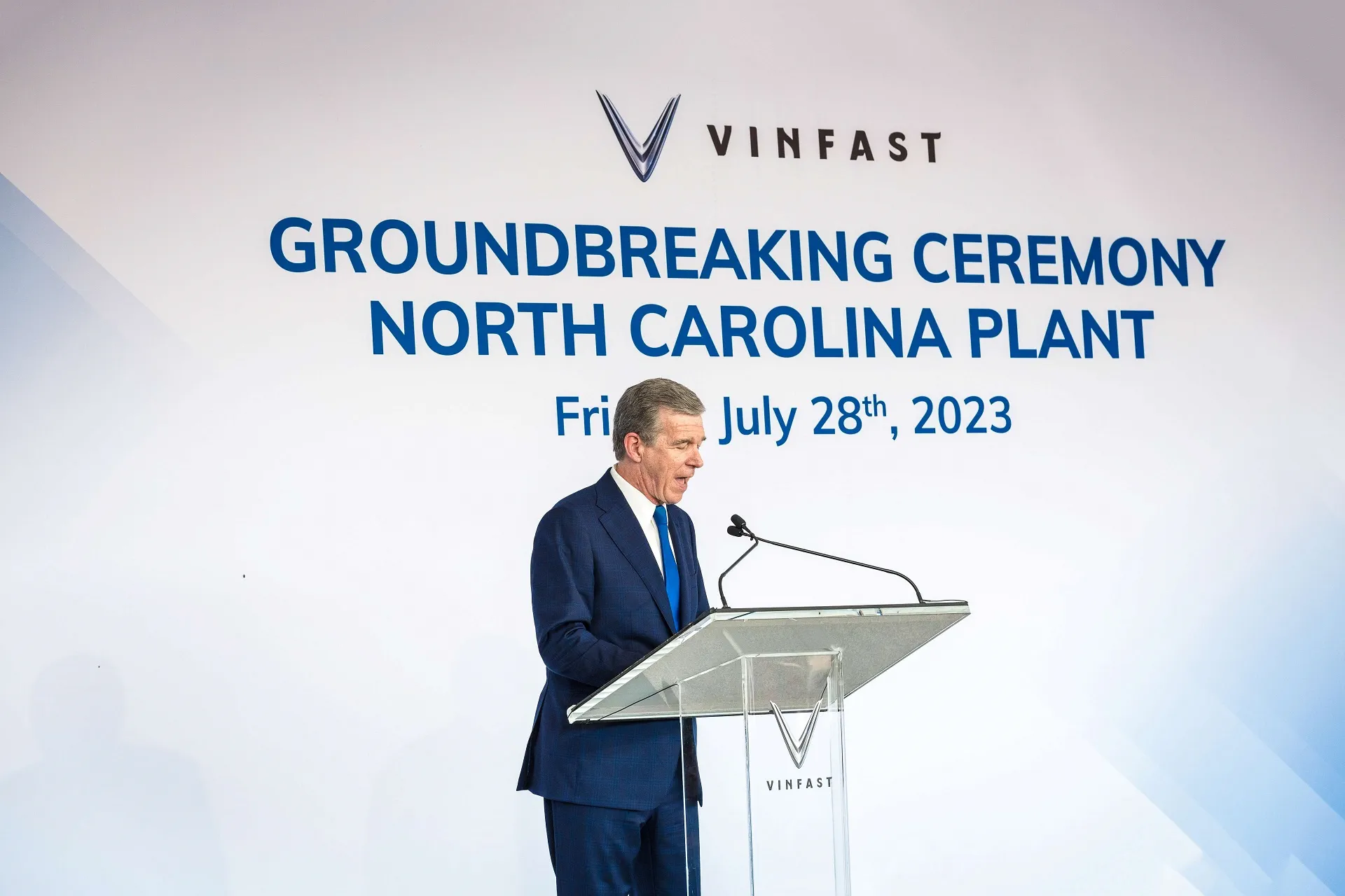 VinFast chính thức khởi công nhà máy sản xuất xe điện tại Bắc Carolina