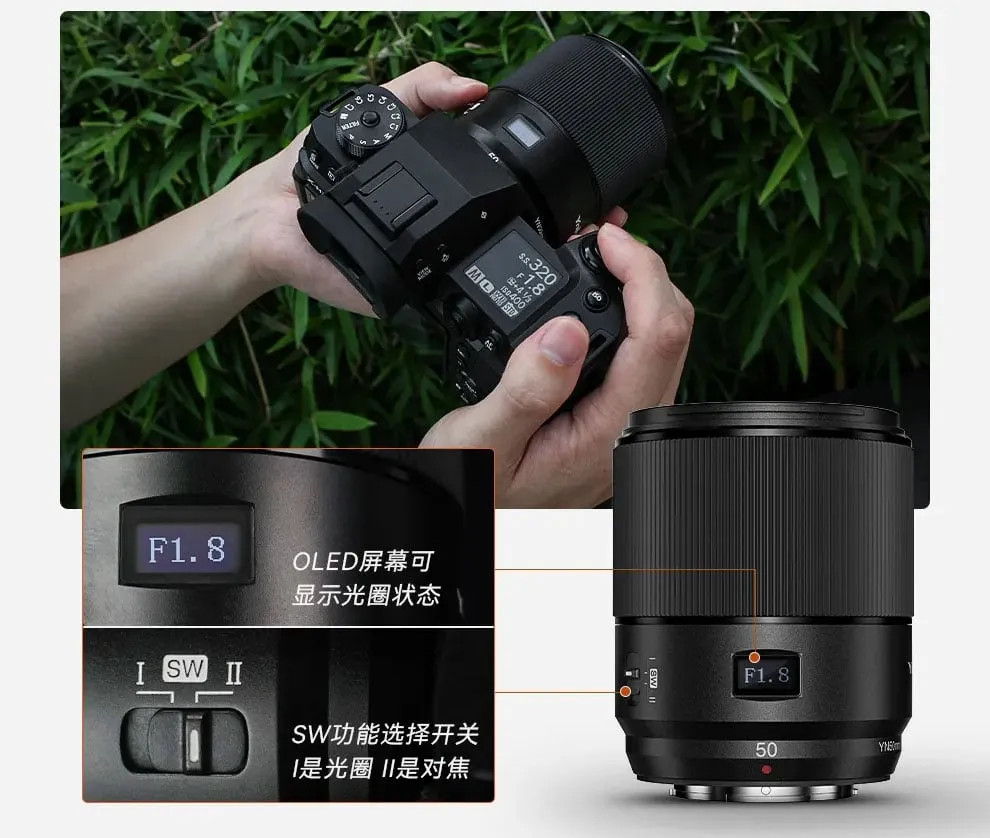Yongnuo ra mắt ống kính YN50mm F1.8X DA DSM Pro cho Fujifilm X