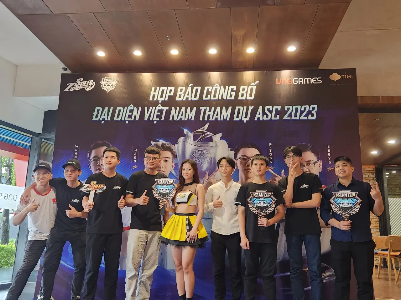 ZingSpeed Mobile tổ chức họp báo ra mắt dàn tuyển thủ eSports tham dự Asian Cup 2023