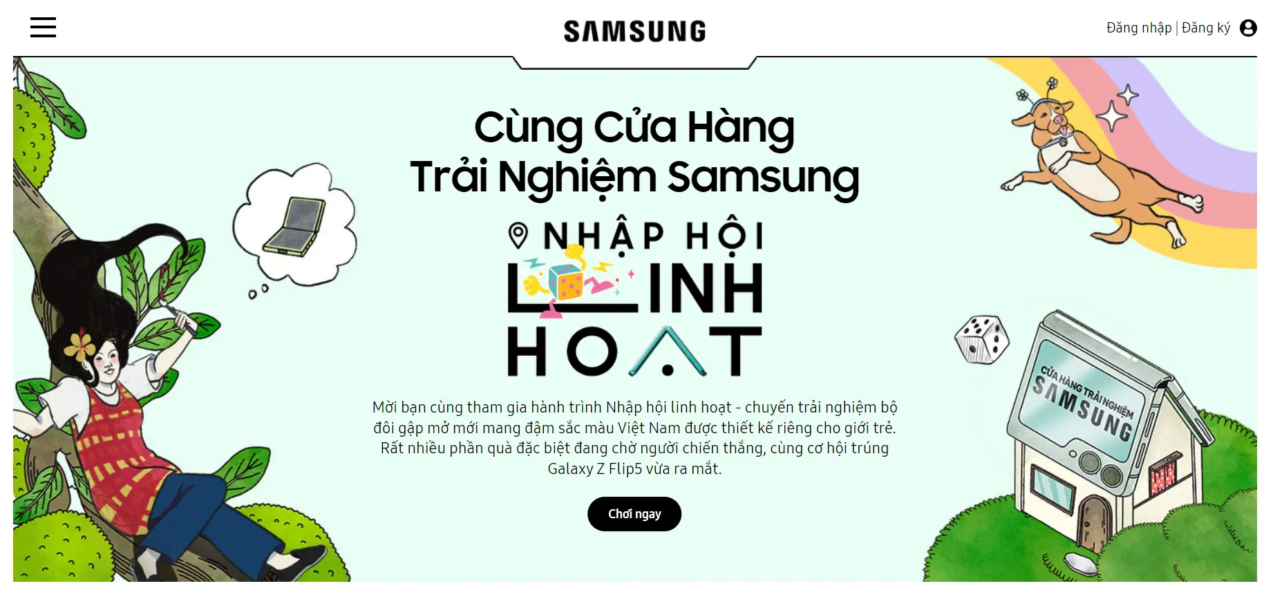 Samsung mời bạn ‘Nhập Hội Linh Hoạt’ từ khắp các Cửa Hàng Trải Nghiệm Samsung trên toàn quốc
