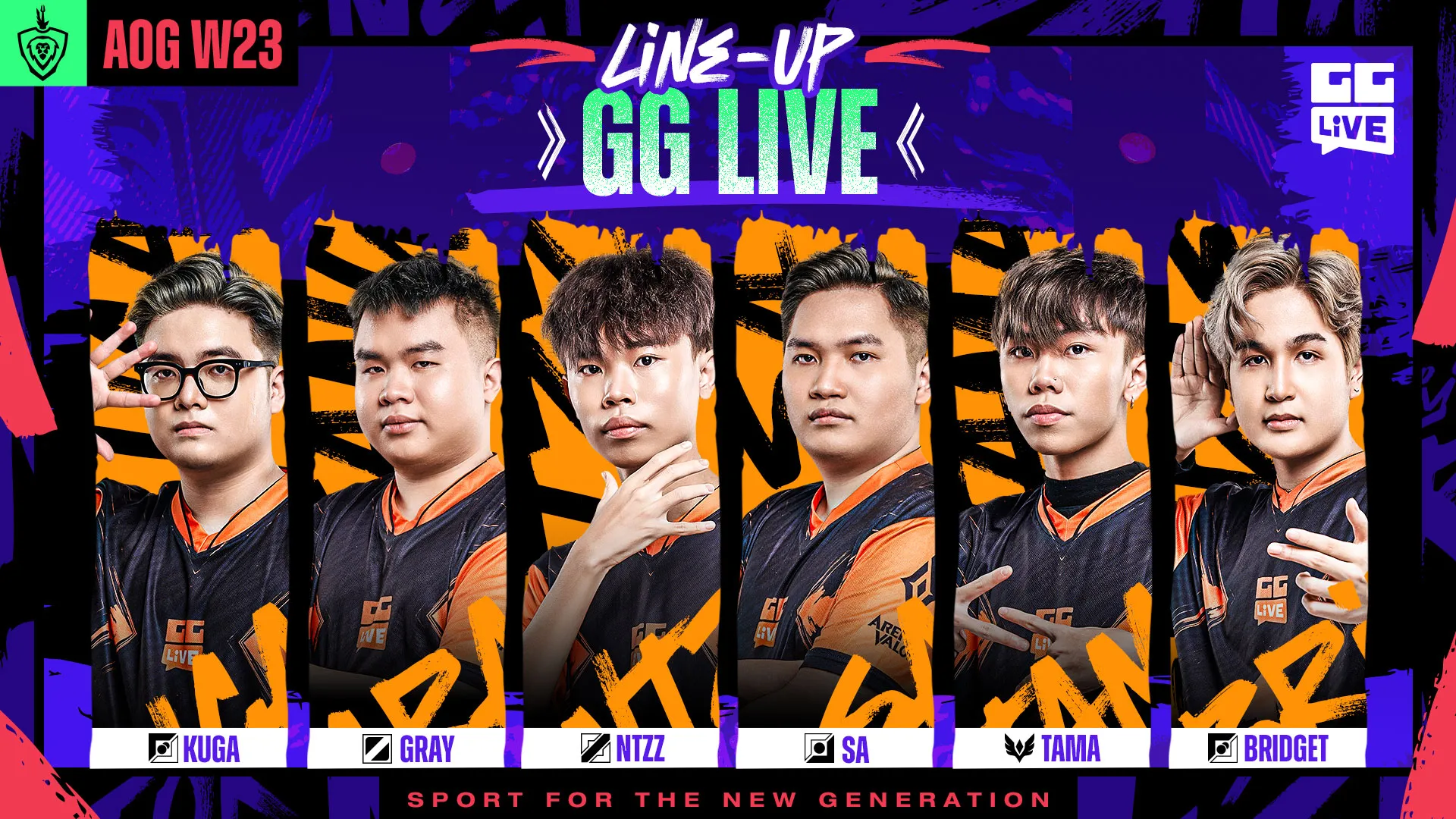 Đội hình GG Live – ĐTDV mùa Đông 2023