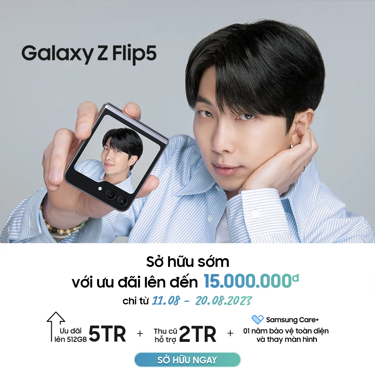 Cơ hội cuối cùng để sở hữu Galaxy Z Flip5 với siêu ưu đãi lên đến 15 triệu đồng