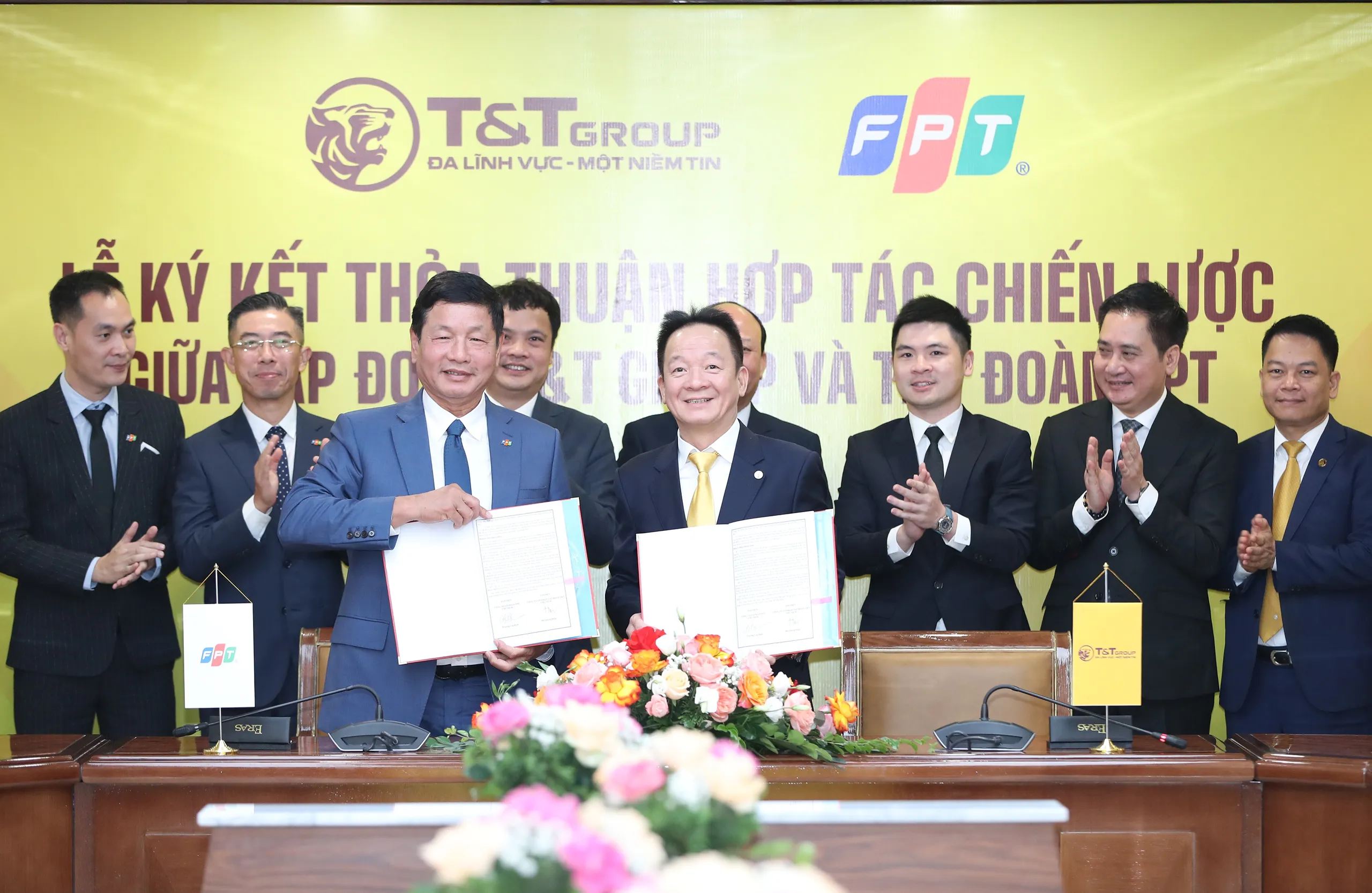 Tập đoàn T&T Group hợp tác chiến lược với Tập đoàn FPT trong lĩnh vực giáo dục, chuyển đổi số, công nghệ thông tin và đô thị thông minh