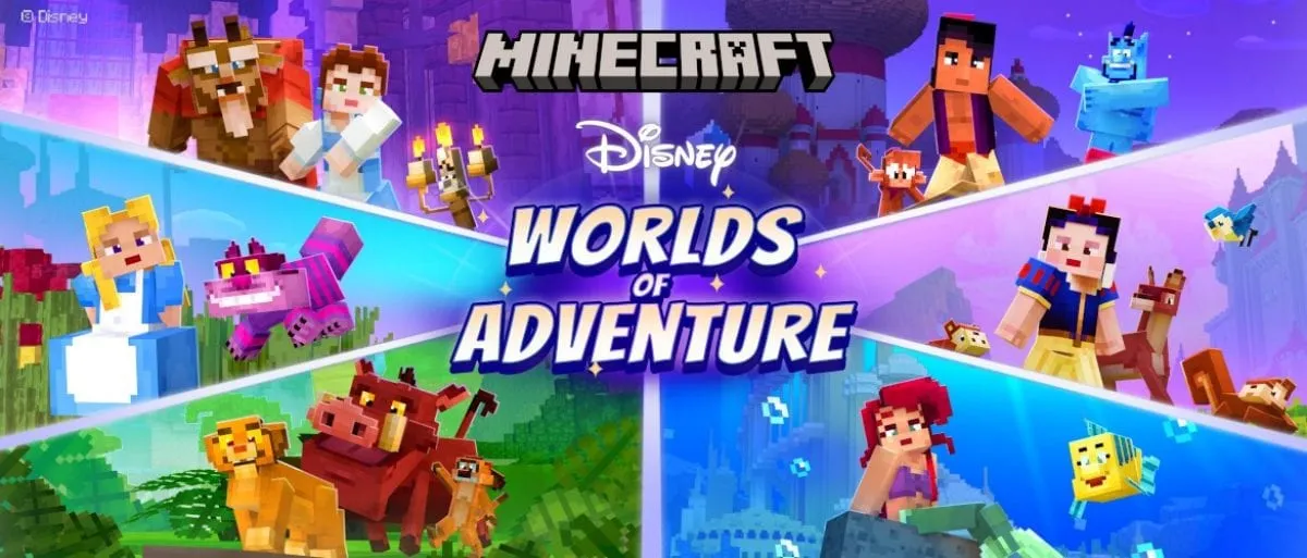Disney Worlds of Adventure: Tất tần tật những thông tin cần biết về gói mở rộng Minecraft x Disney này