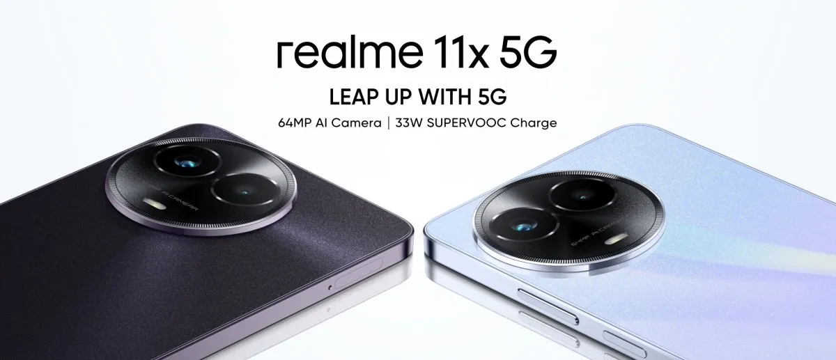 realme 11x 5G ra mắt với camera chính 64MP và pin dung lượng 5,000mAh