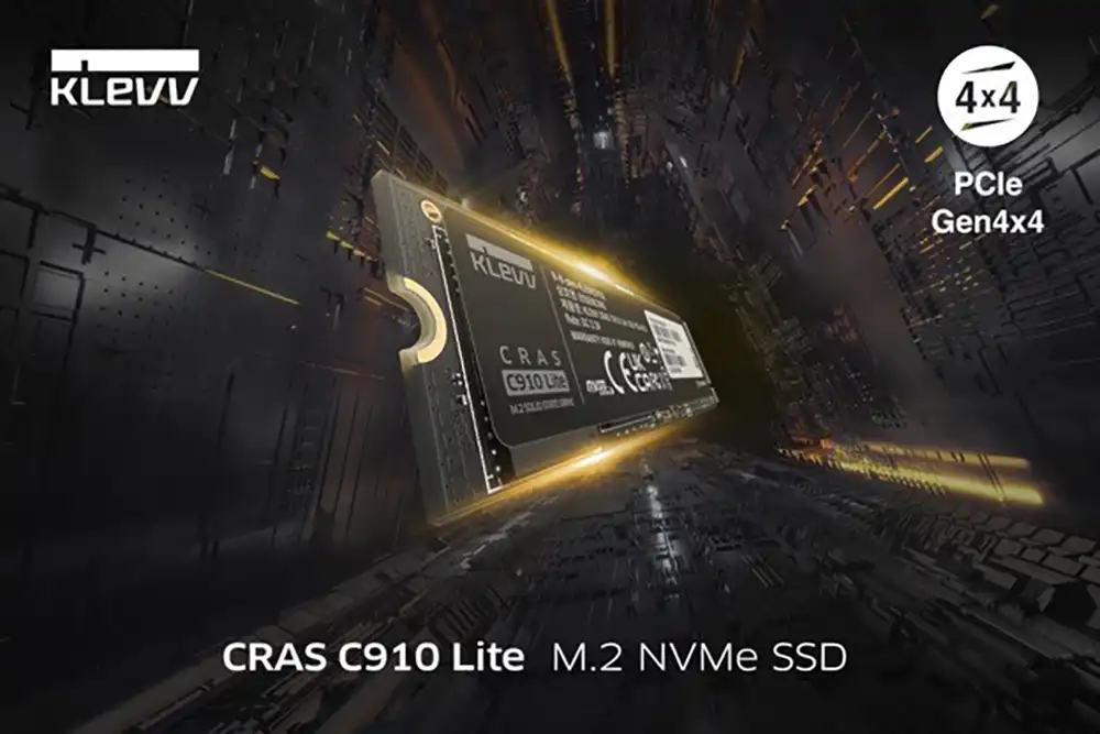 KLEVV ra mắt ổ SSD CRAS C910 Lite M.2 hoàn toàn mới