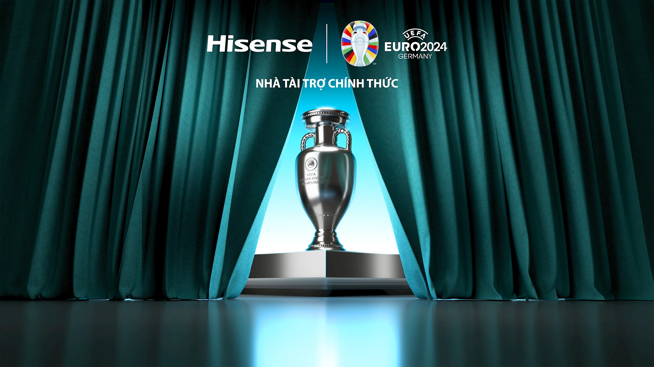 Tập đoàn Hisense chính thức trở thành đối tác chiến lược của Liên đoàn Bóng đá Châu Âu, tiếp tục tài trợ cho Giải bóng đá vô địch châu Âu 2024