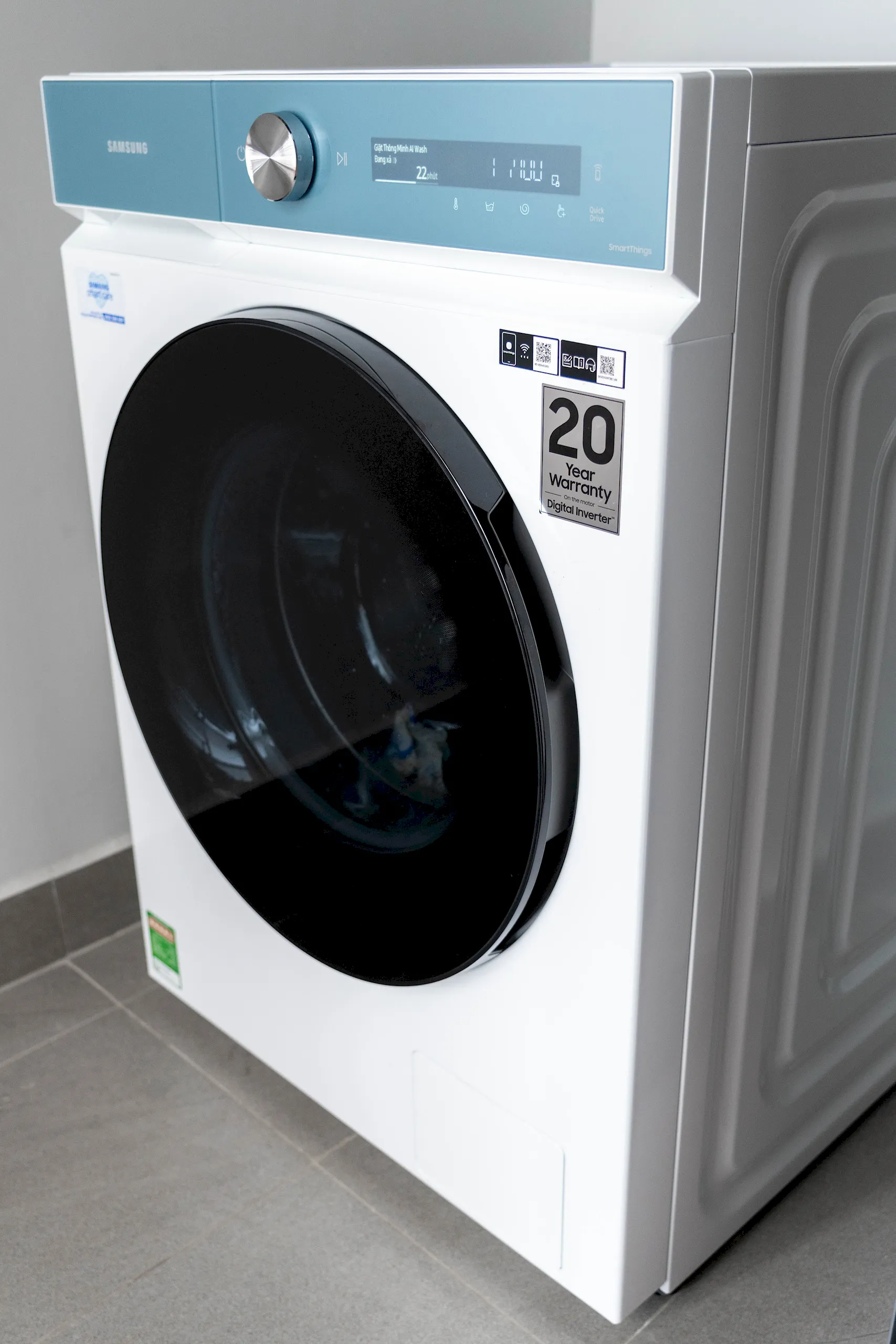 Đánh giá Máy giặt sấy thông minh Samsung Bespoke AI - Giặt sạch hoàn hảo, tính năng sấy tiện lợi