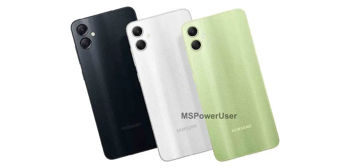 Lộ ảnh quảng bá Samsung Galaxy A05 với 3 tuỳ chọn màu sắc và camera chính 50MP