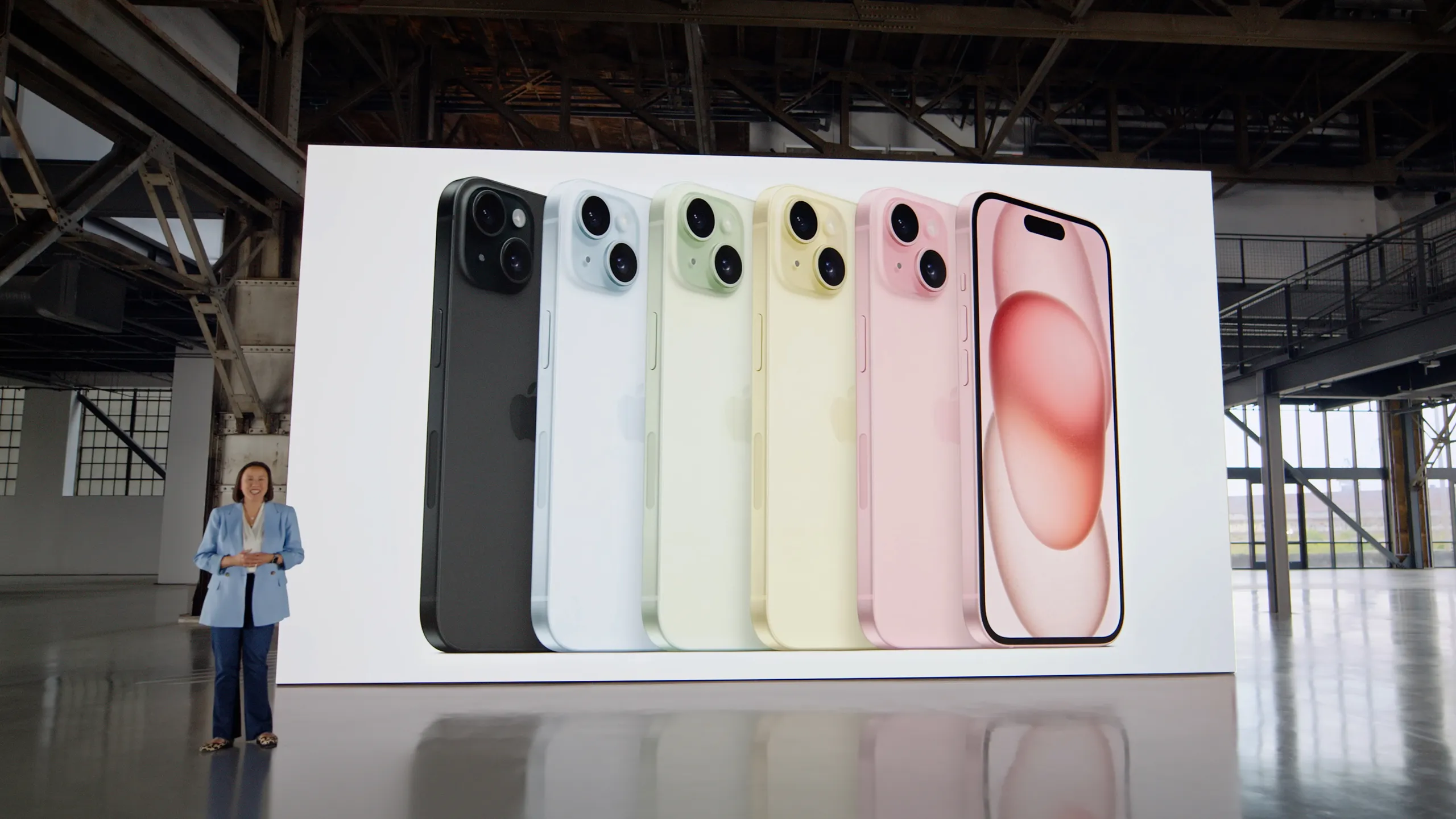 Các tuỳ chọn màu iPhone mới tương ứng với màu hình nền iPhone 15
