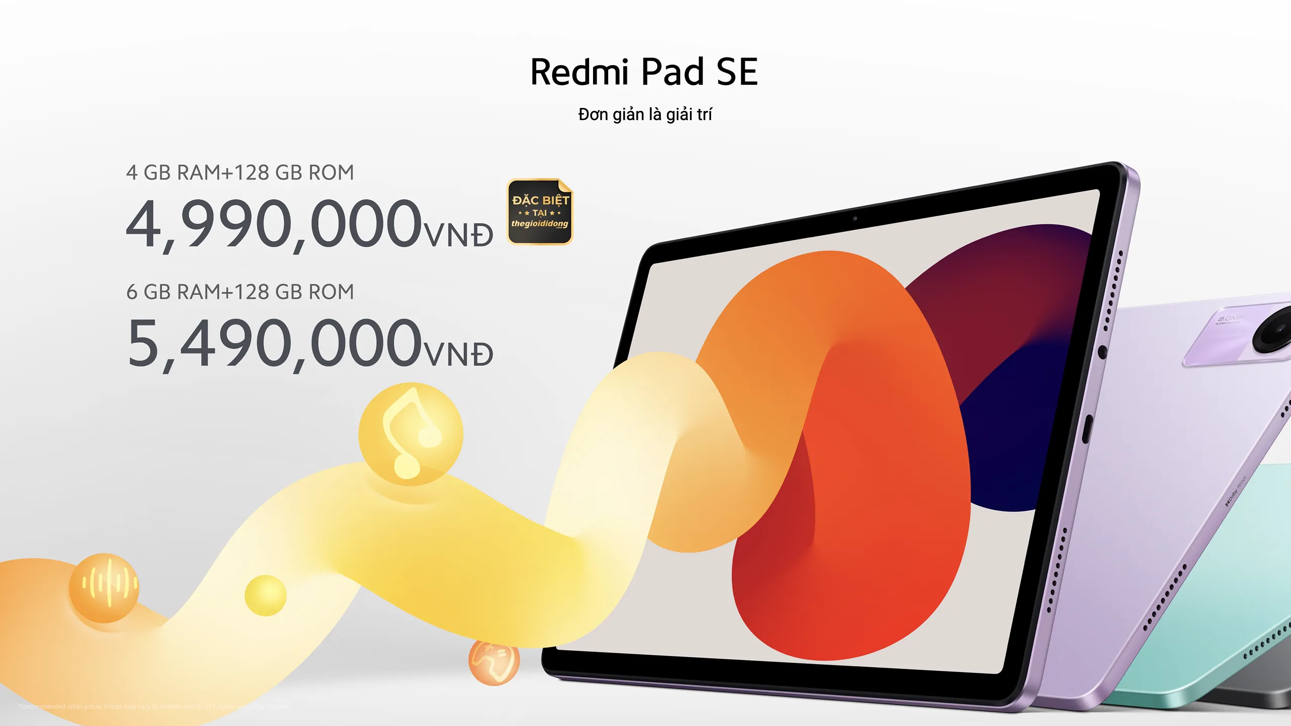 Xiaomi chính thức ra mắt Redmi Pad SE giá chỉ từ 4.99 triệu đồng