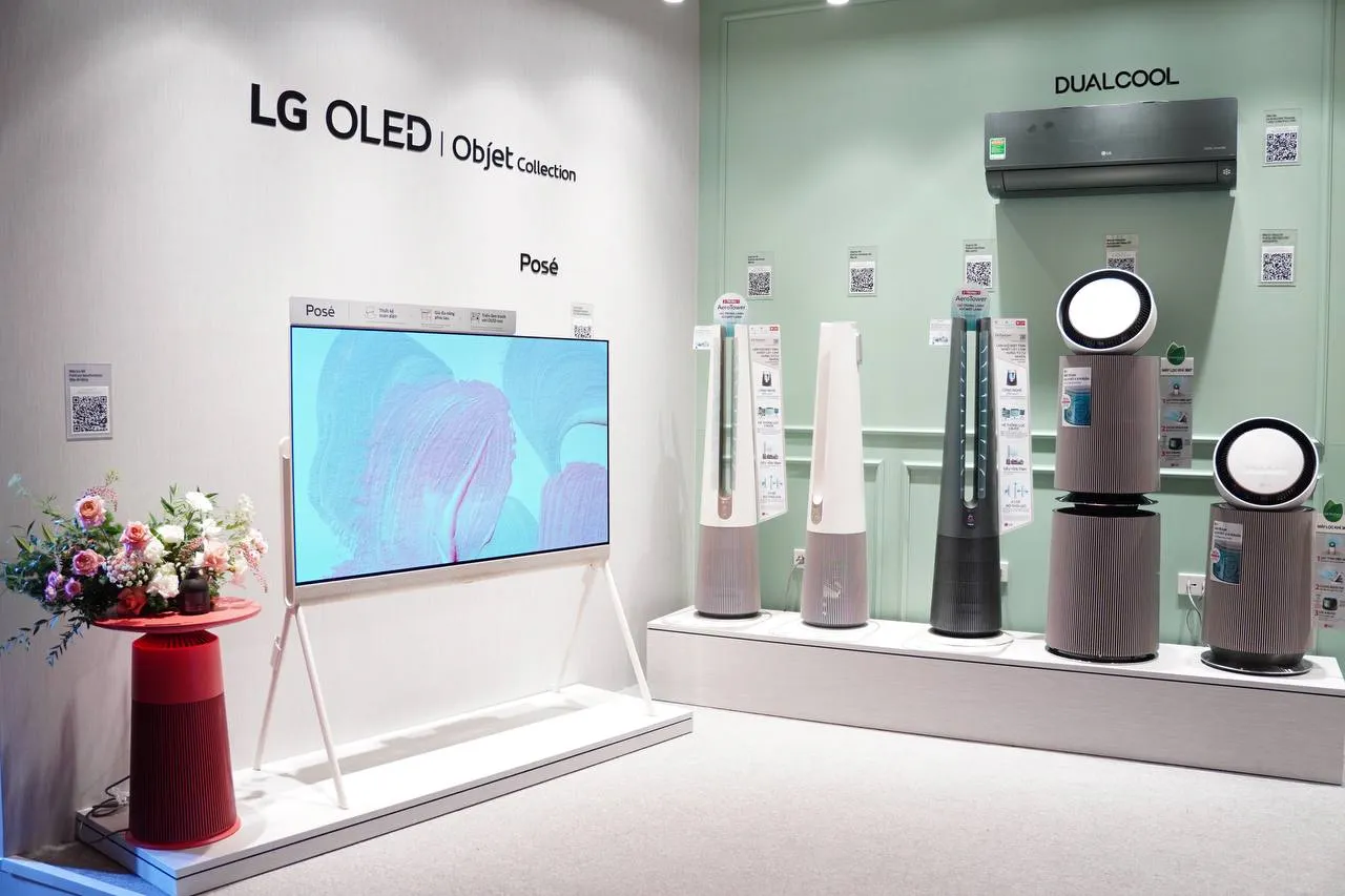 LG giới thiệu bộ sưu tập thiết bị gia dụng và giải trí mang tính đột phá LG Objet