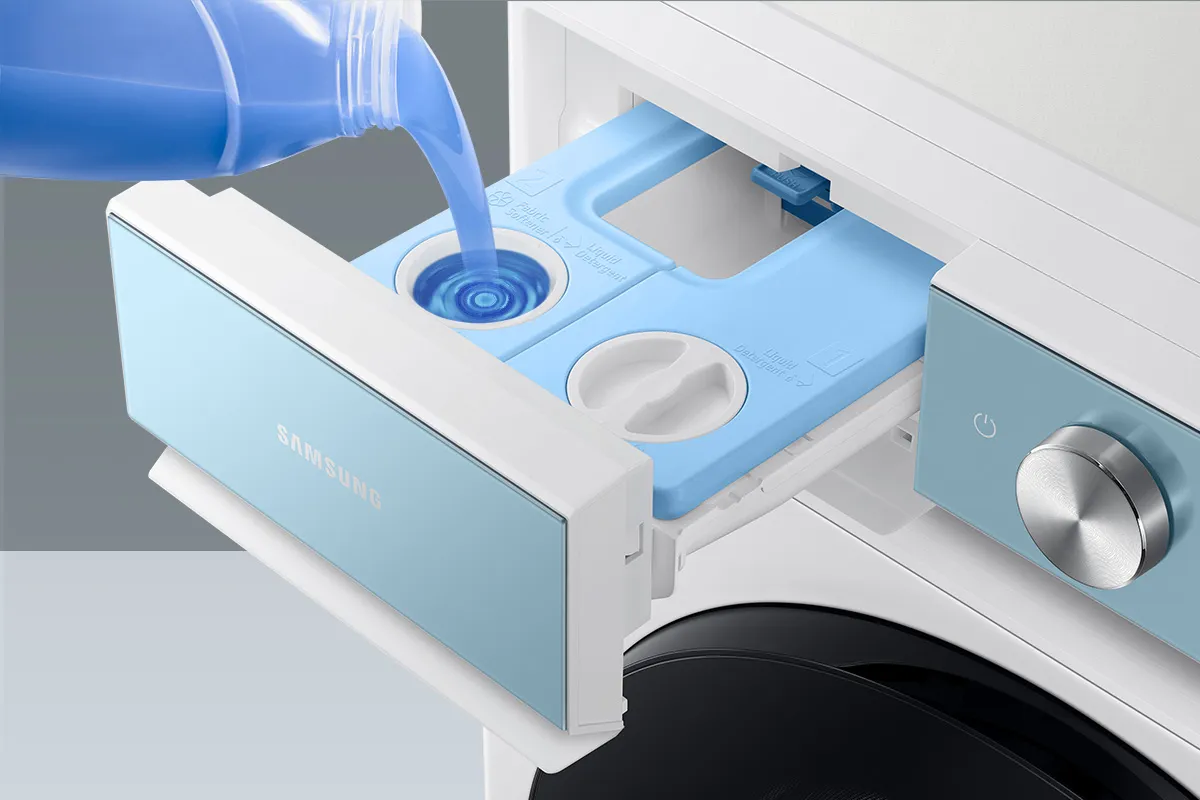 Samsung ra mắt máy giặt thông minh Bespoke AI, tiên phong kết hợp công nghệ Tự động phân bổ nước giặt xả theo độ bẩn và Cảm biến chất liệu sợi vải