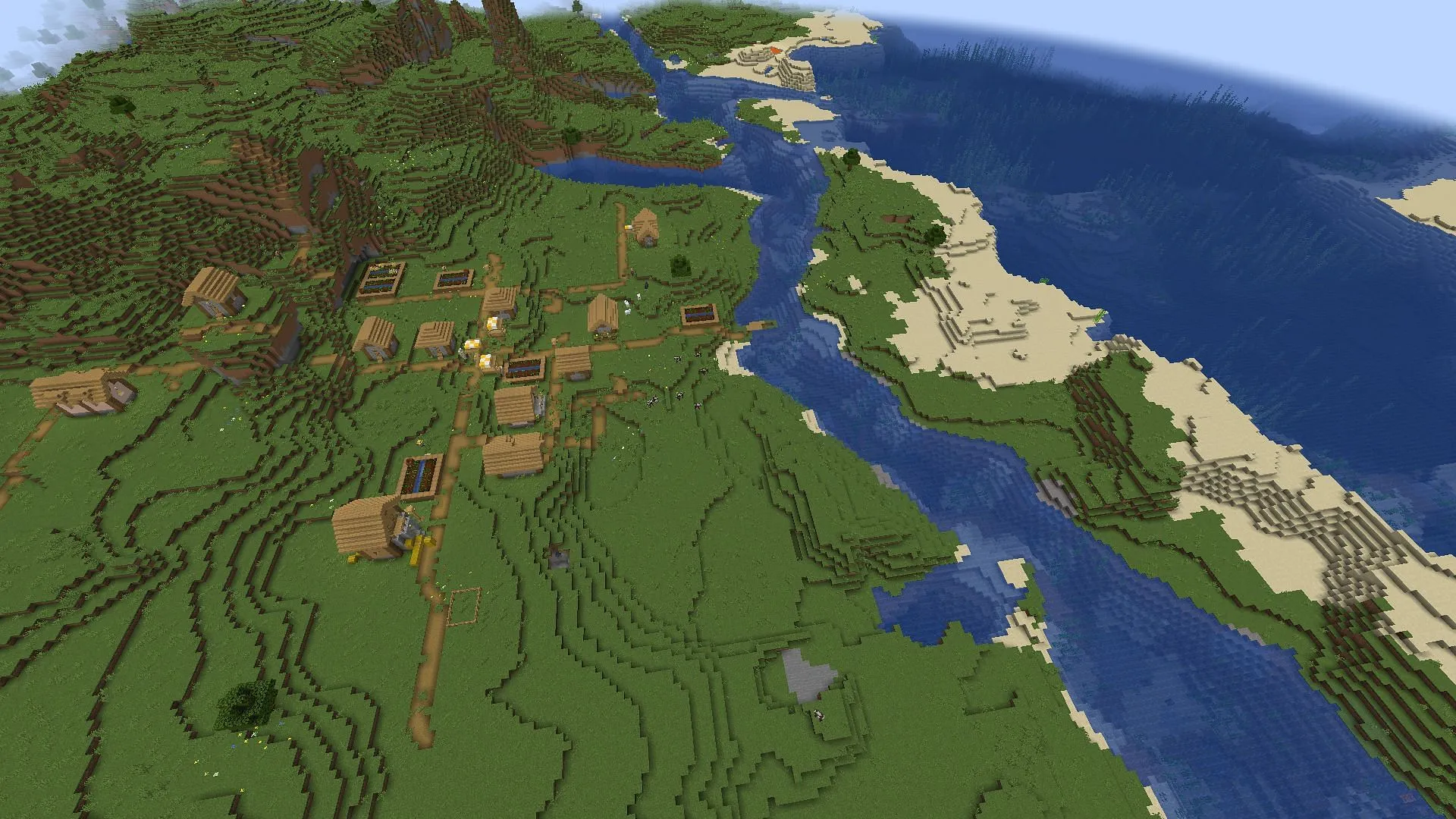 10 mã seed Minecraft có làng tốt nhất cho bản cập nhật 1.20.2