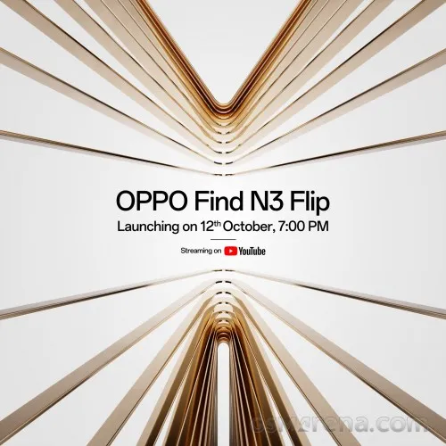 OPPO Find N3 Flip sẽ ra mắt quốc tế vào ngày 12/10