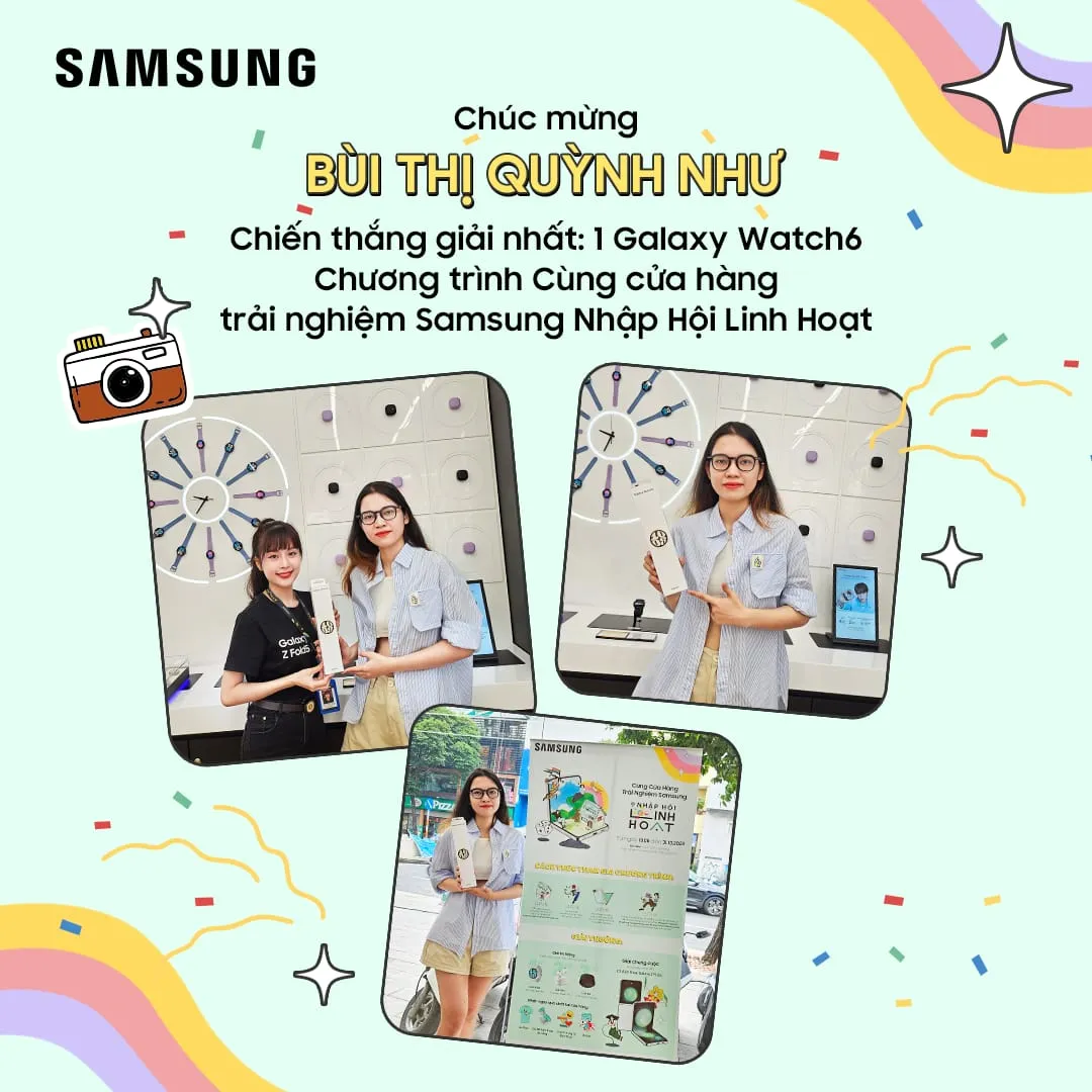 'Sức nóng' của cuộc thi Cùng Cửa Hàng Trải Nghiệm Samsung Nhập Hội Linh Hoạt