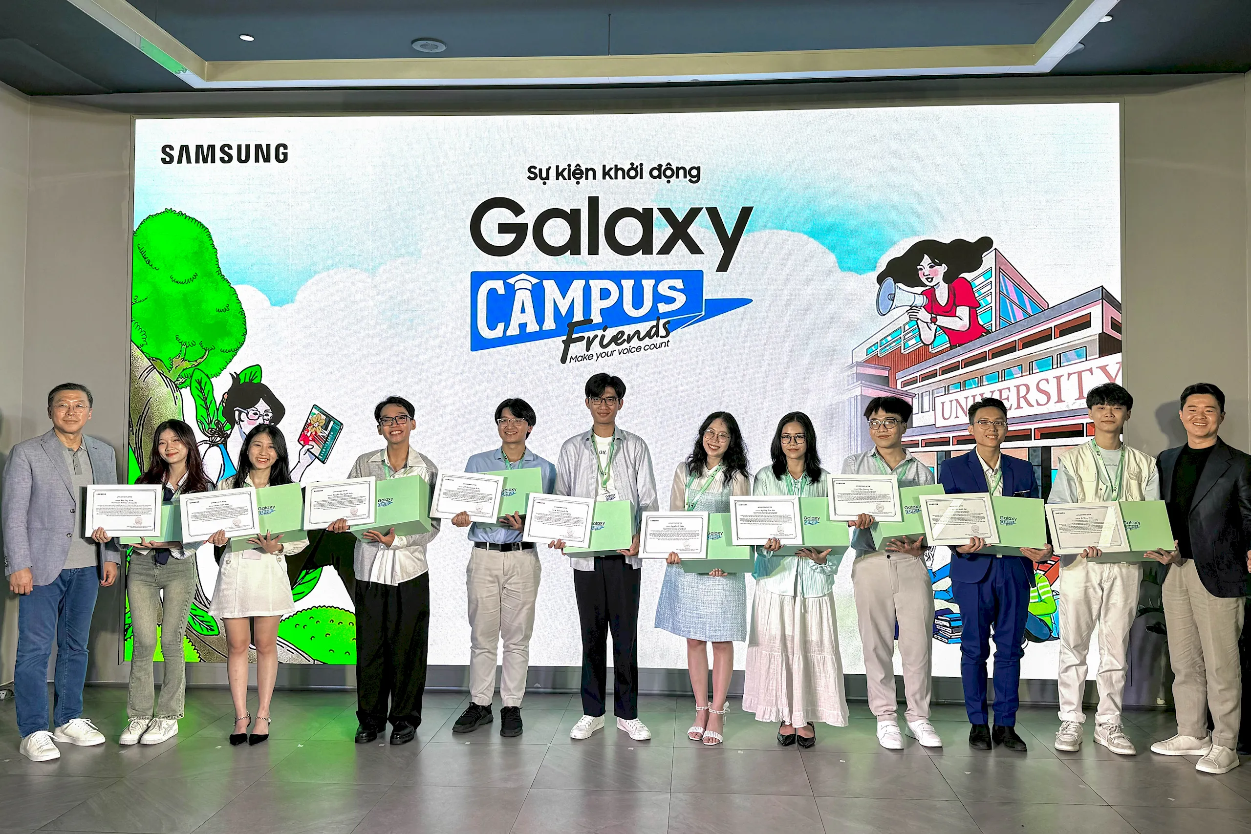 Samsung chính thức công bố 50 bạn sinh viên tài năng nhất từ chương trình Galaxy Campus Friends