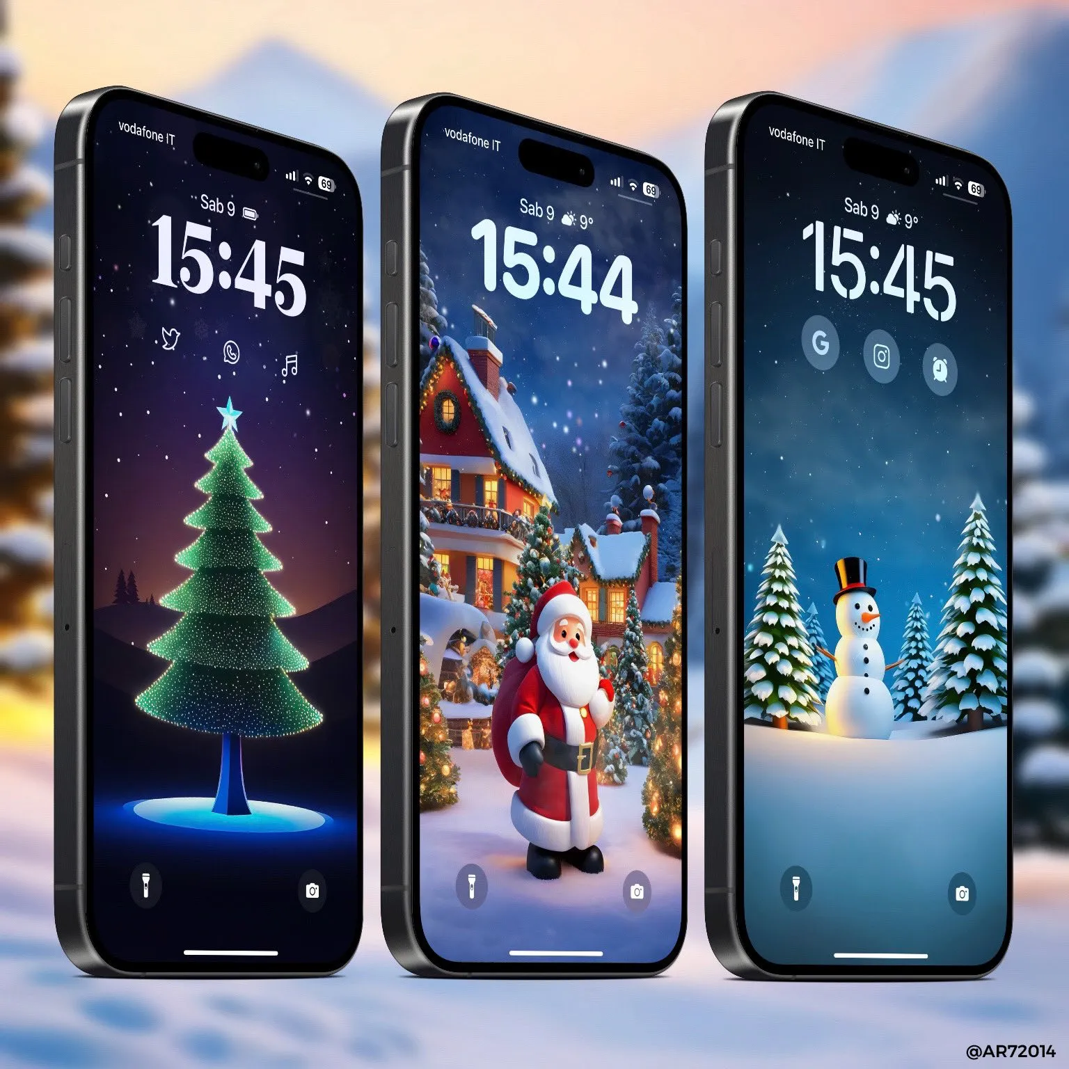 Hình nền iPhone đẹp và chất lượng cao chủ đề Giáng Sinh
