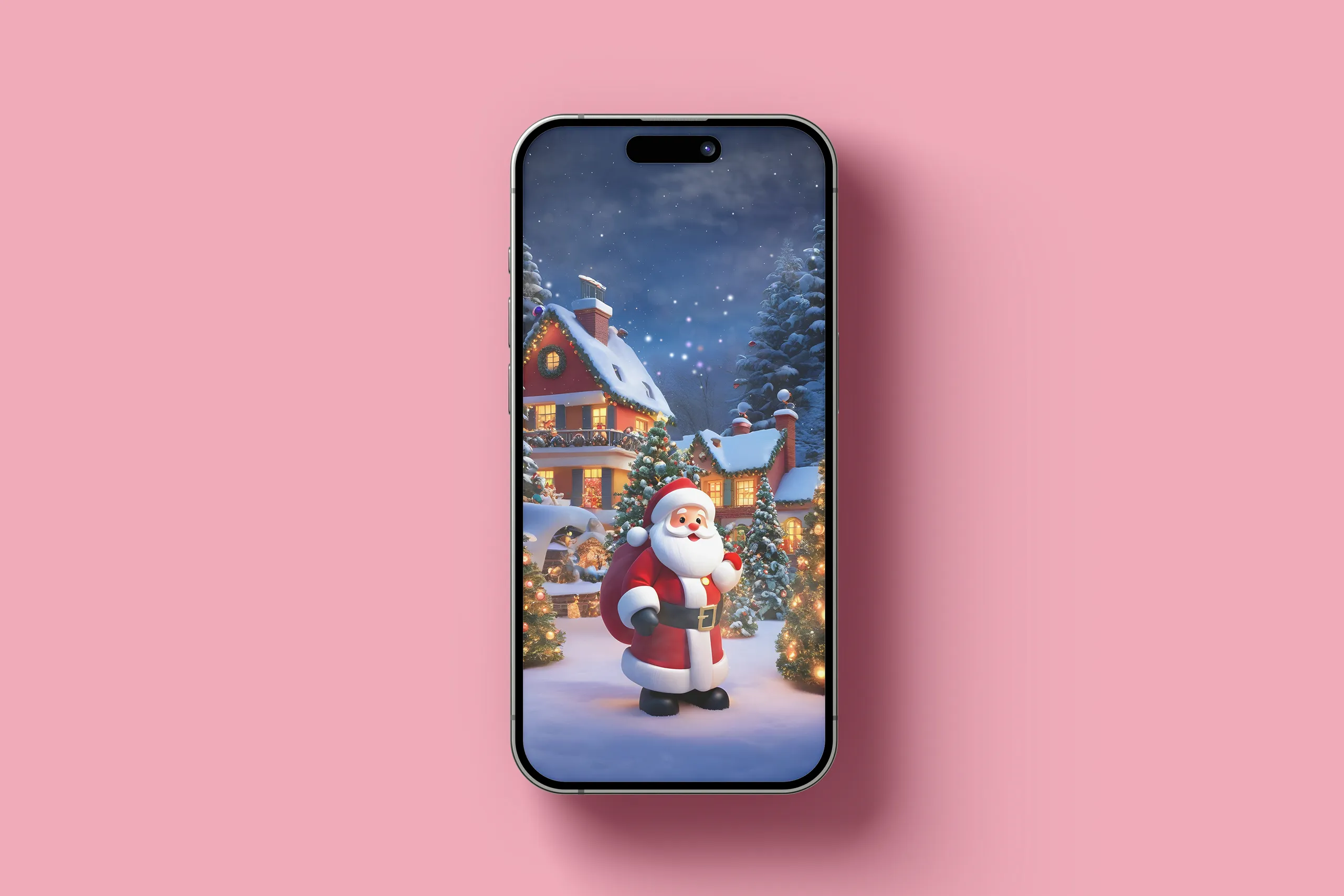 Hình nền iPhone đẹp và chất lượng cao chủ đề khung cảnh Giáng Sinh