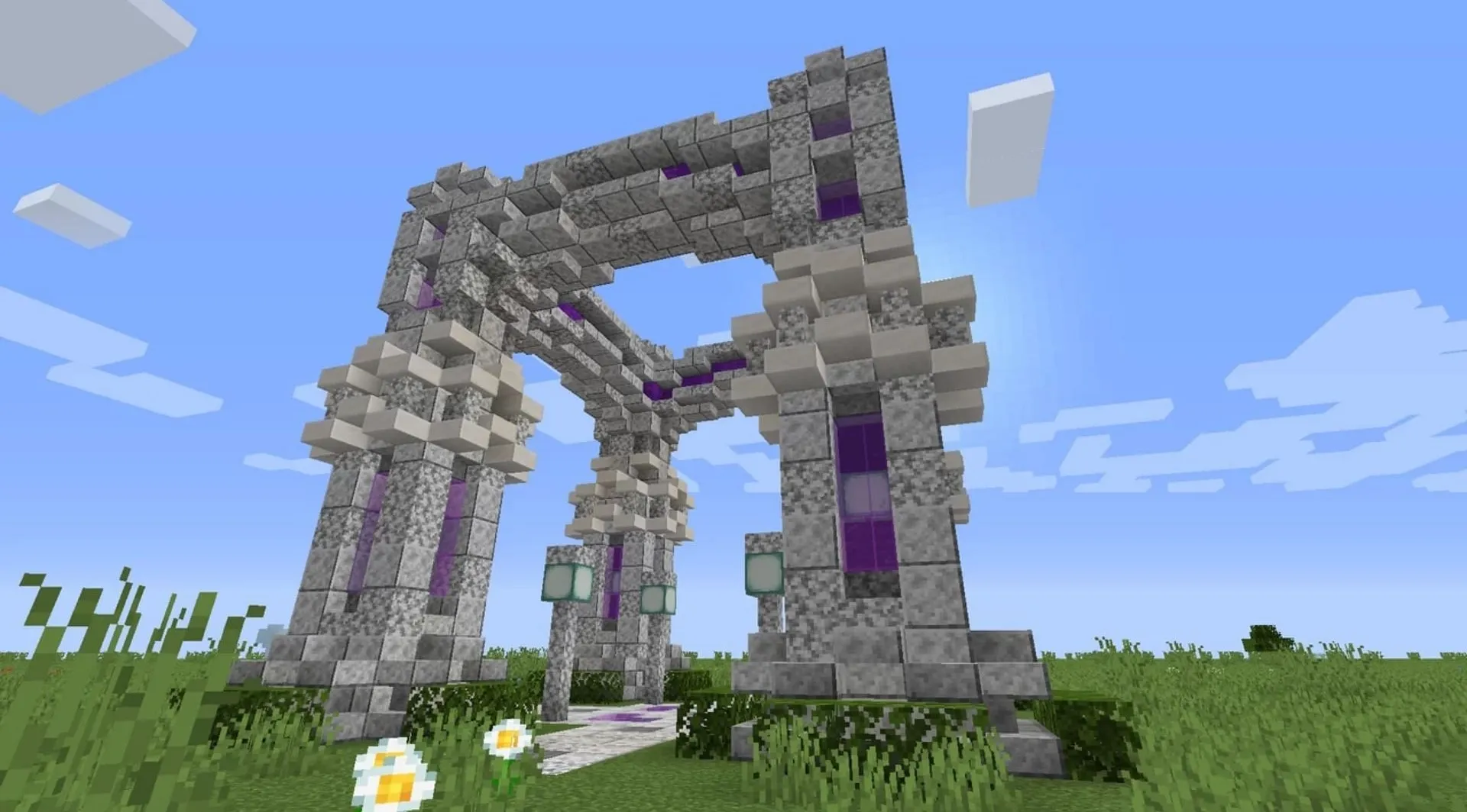 10 thiết kế cổng vòm độc đáo dành cho bạn trong Minecraft