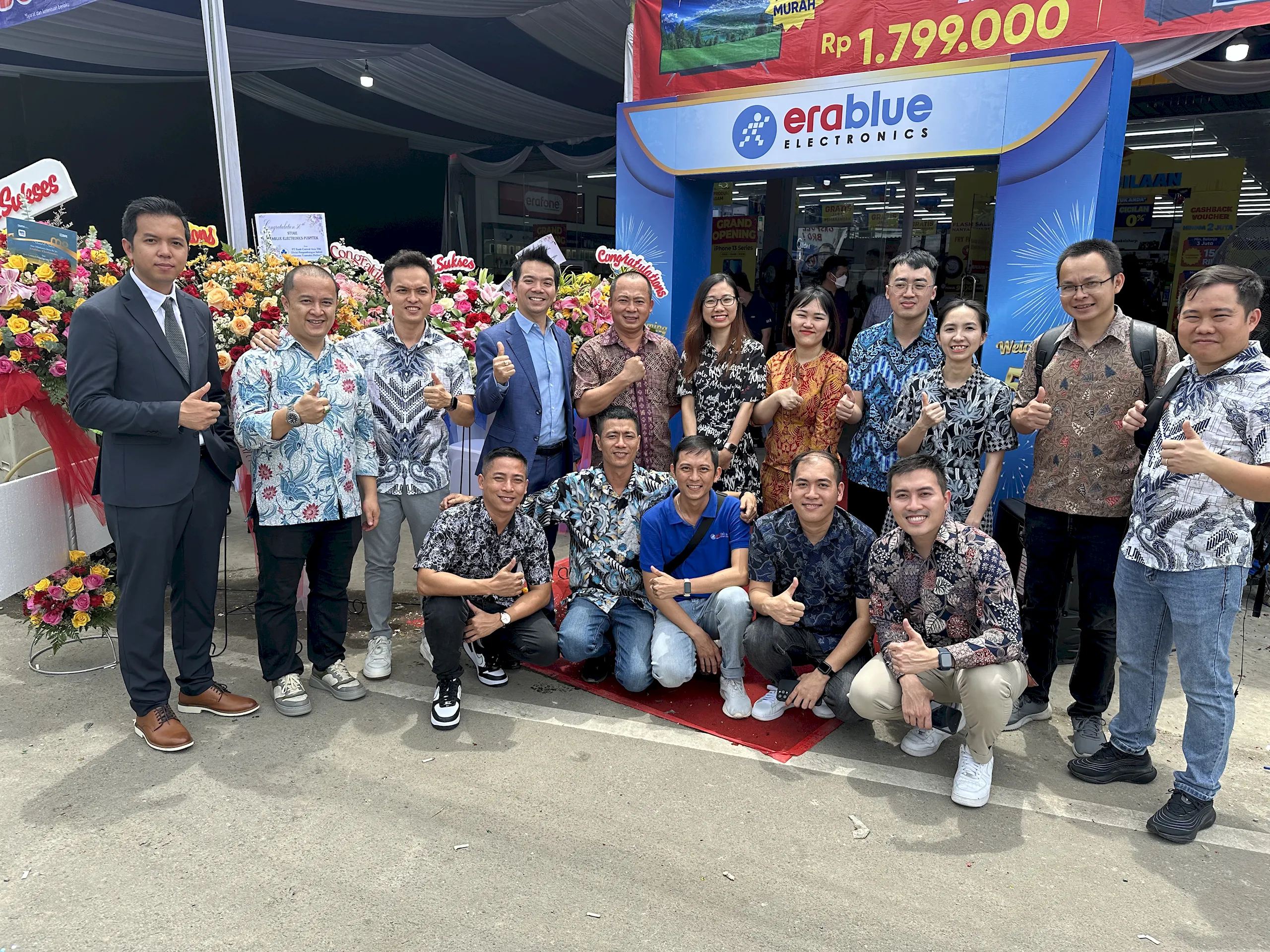 Erablue chào đón cửa hàng thứ 50 ở Indonesia, hòa vốn ở cấp độ cửa hàng