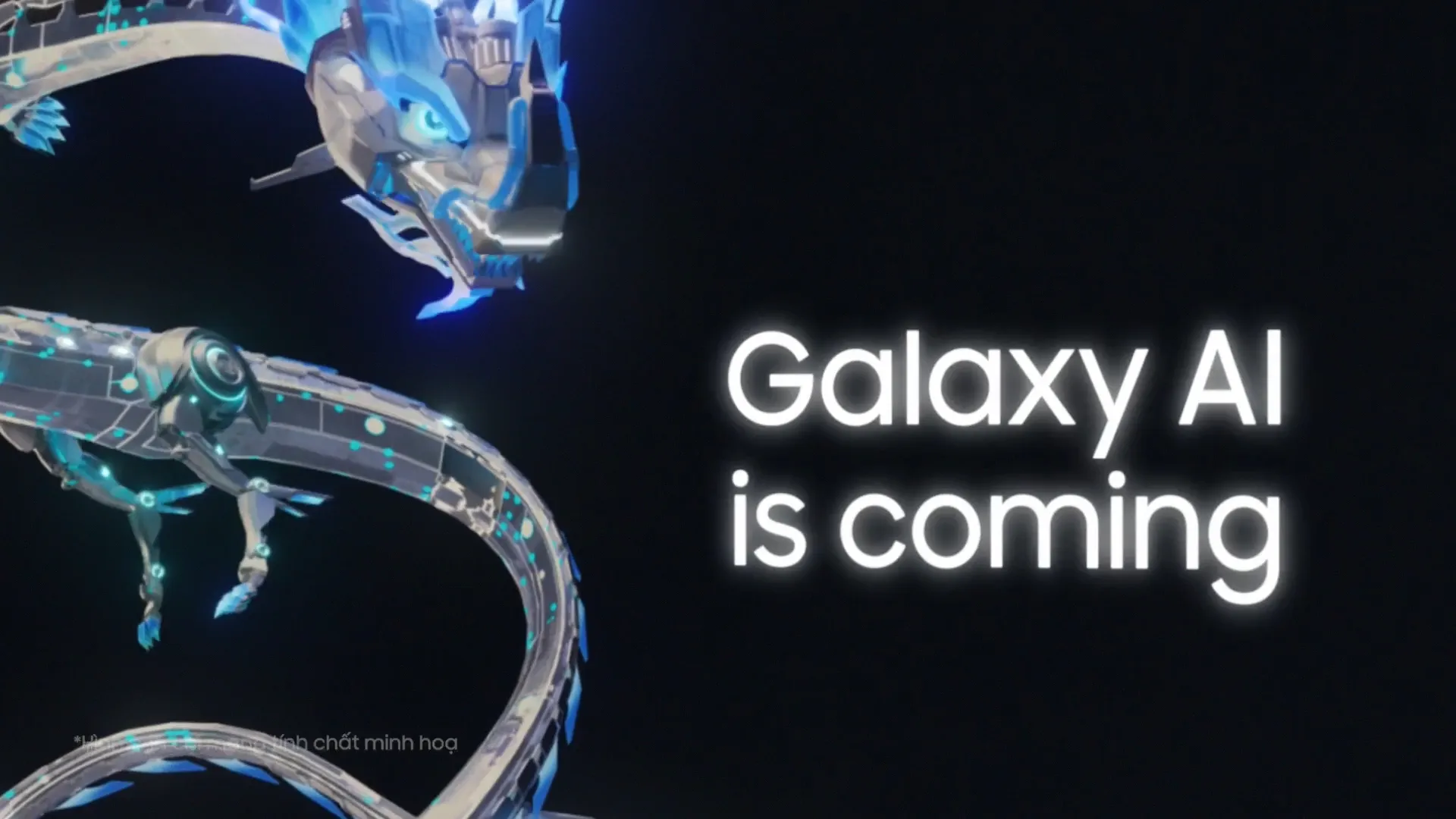 Samsung tung Digital OOH đặc biệt lấy hình tượng con rồng Giáp Thìn, hé lộ sức mạnh Galaxy AI