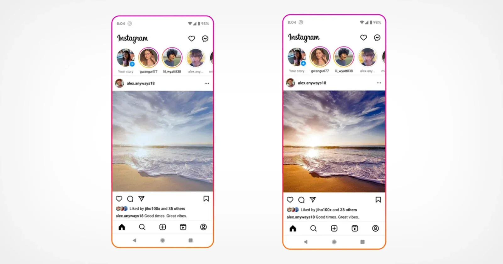 Galaxy S24 series là dòng smartphone đầu tiên có thể tải ảnh HDR lên Instagram