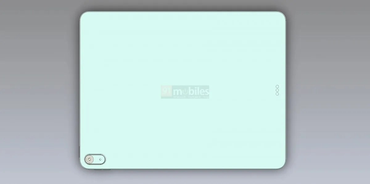 Lộ diện ảnh phác thảo iPad Air 12.9-inch, hé lộ thiết kế ban đầu của thiết bị