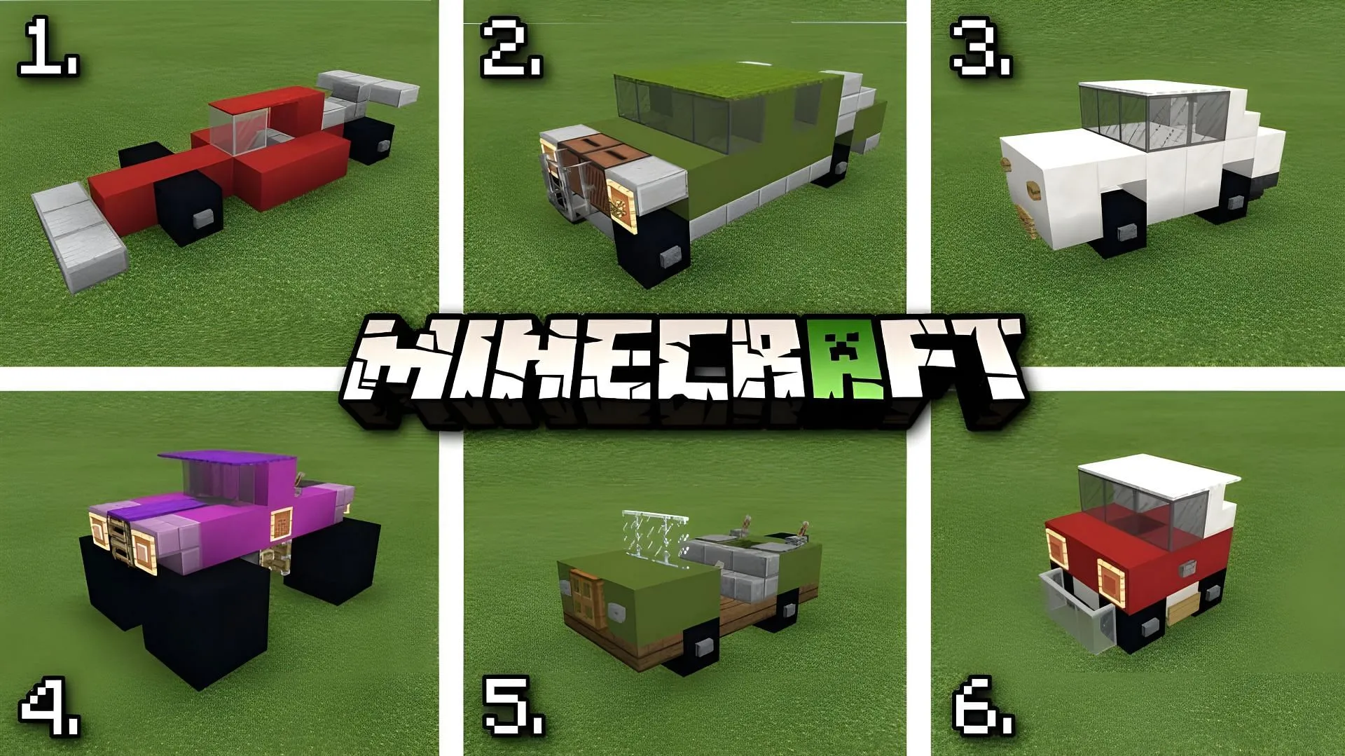 7 mẫu xe Minecraft tuyệt đẹp và cách xây dựng chúng