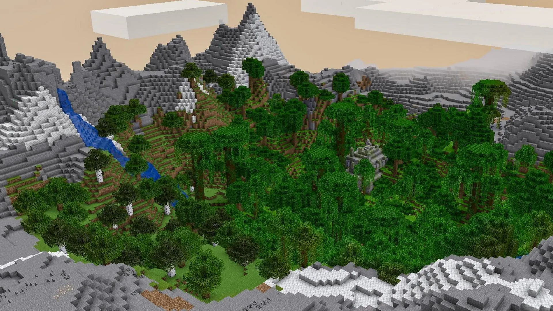 10 mã seed Minecraft tốt nhất để xây dựng thành phố nghệ thuật