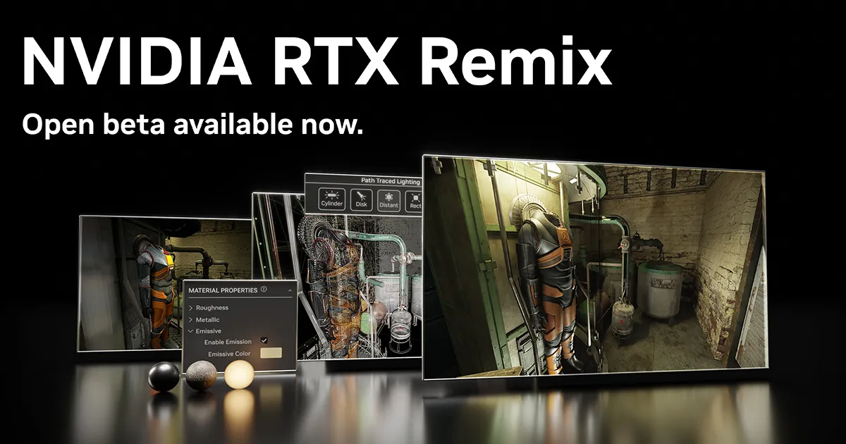 RTX Remix phát hành thử nghiệm beta, trải nghiệm các tựa game cũ với đồ hoạ hiện đại