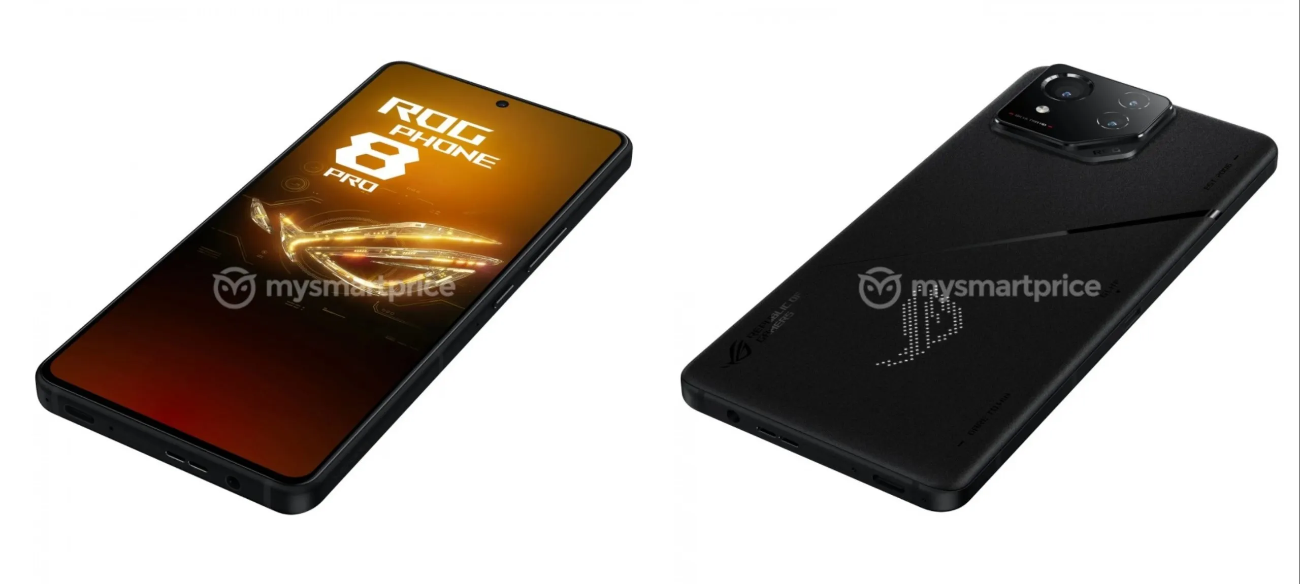 Lộ diện ảnh render cho thấy các góc cạnh của ROG Phone 8 Pro