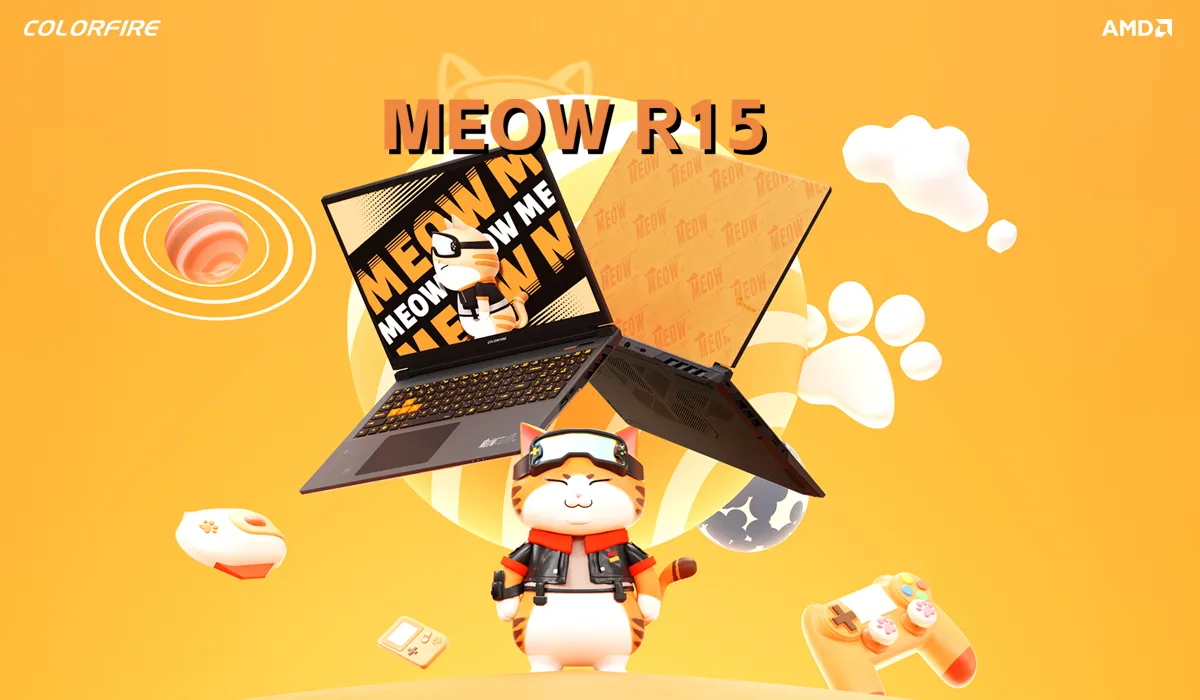 COLORFUL ra mắt laptop gaming COLORFIRE MEOW dành cho game thủ yêu mèo