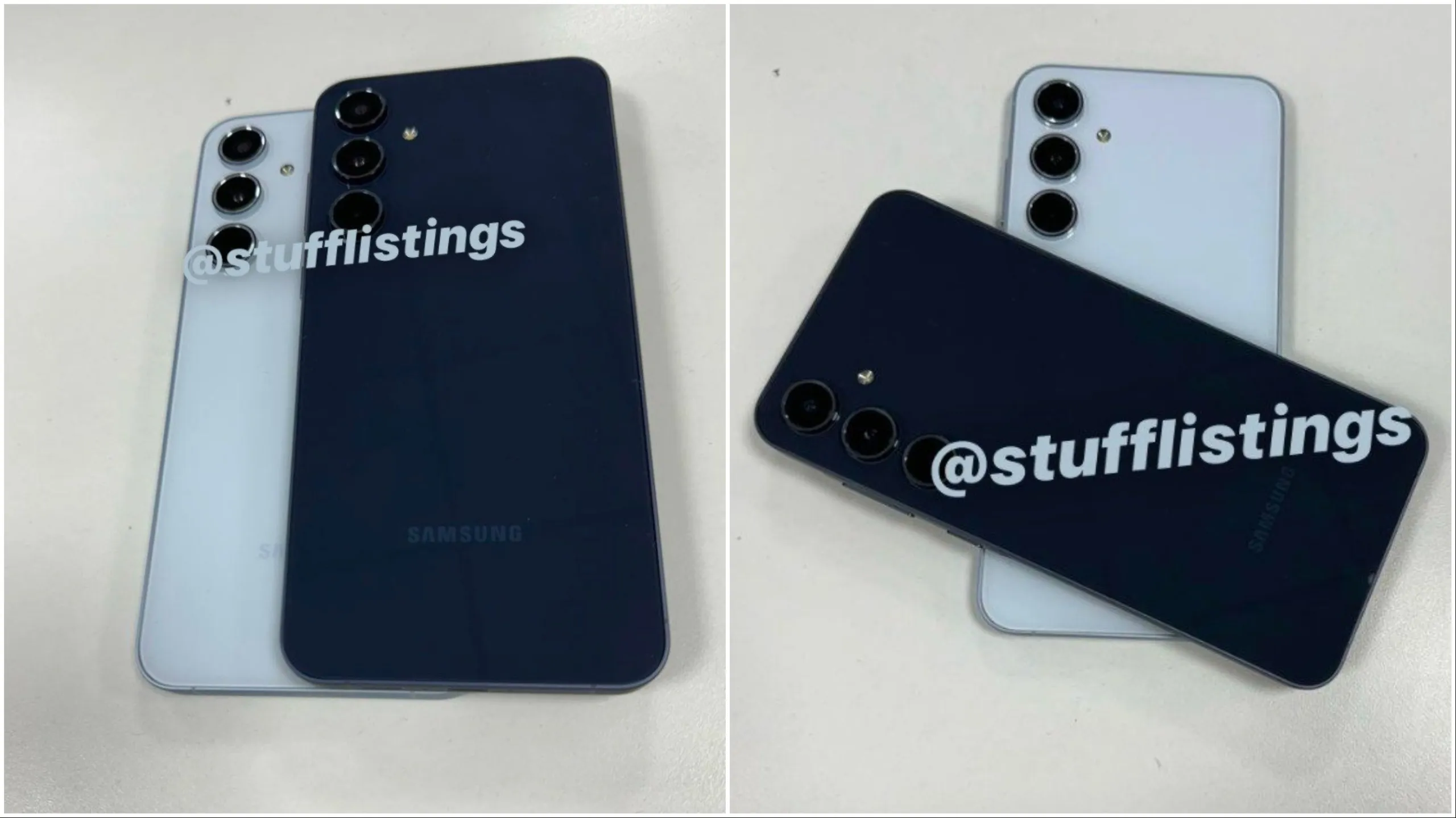 Xuất hiện ảnh thực tế Galaxy A55 với khung kim loại cùng với thông số được tiết lộ