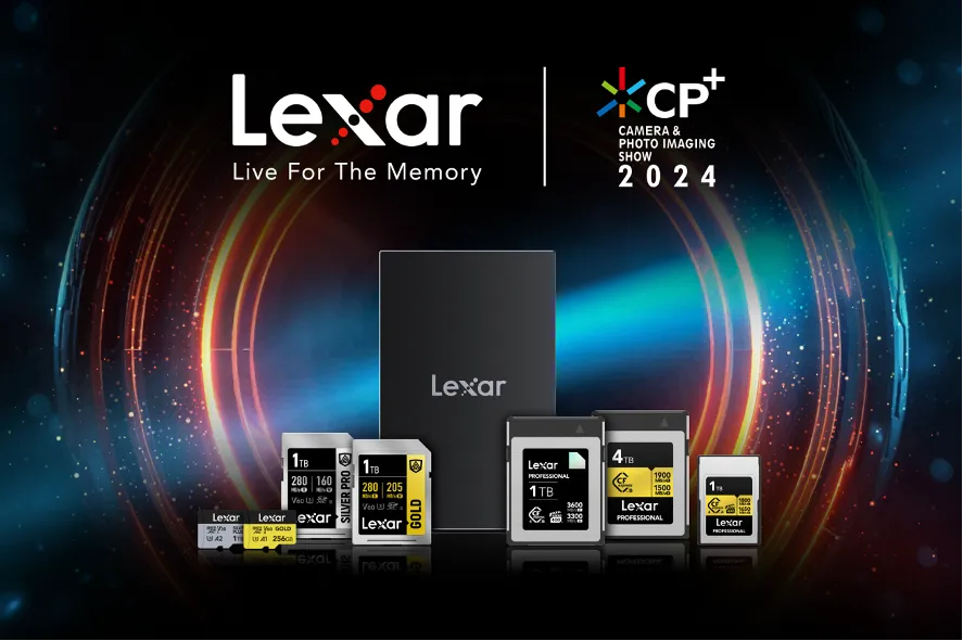 Lexar trưng bày loạt sản phẩm bộ nhớ cao cấp hàng đầu tại CP+ 2024