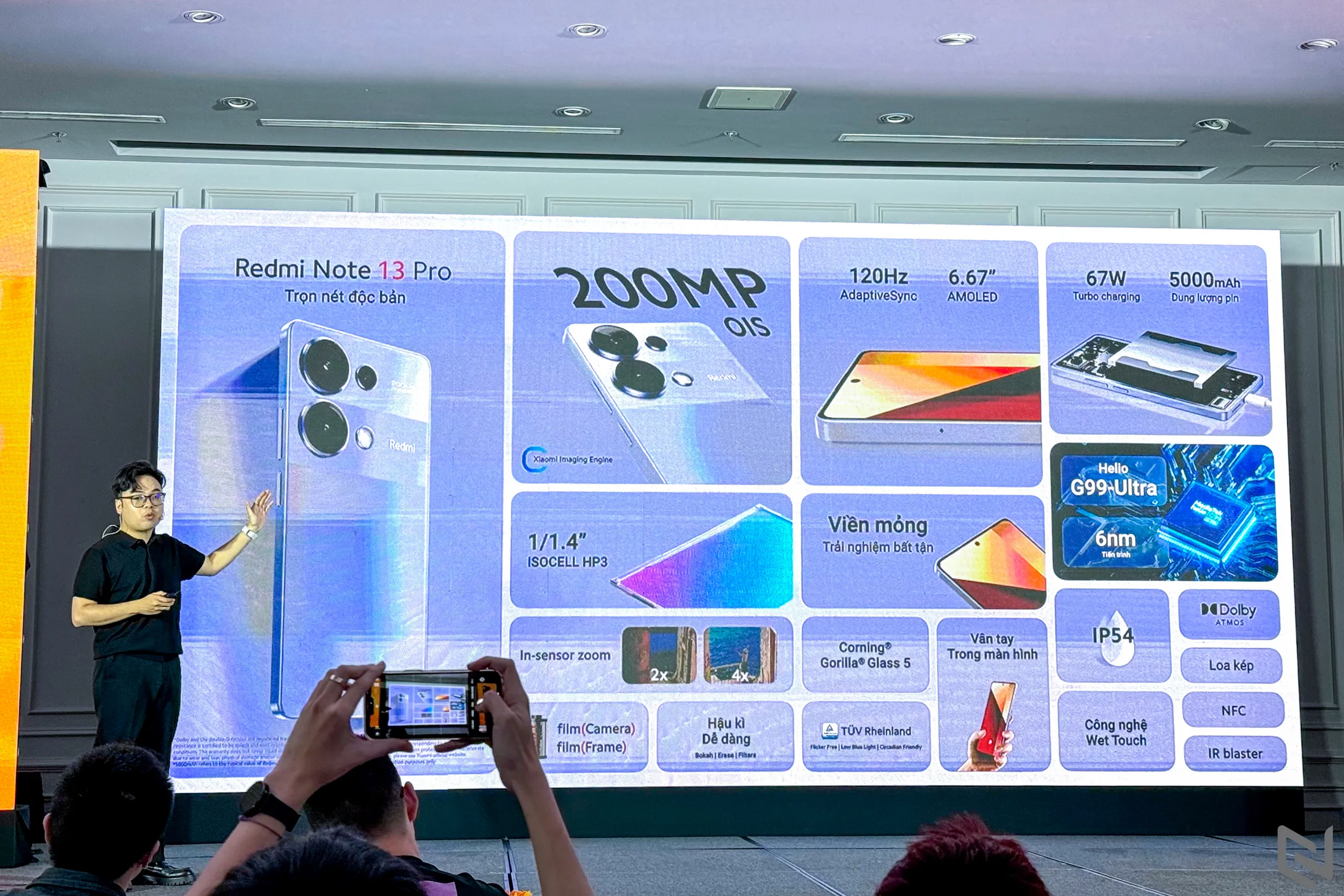 Redmi Note 13 Pro ra mắt tại Việt Nam: Camera 200MP, pin 5000mAh với giá từ 7 triệu đồng