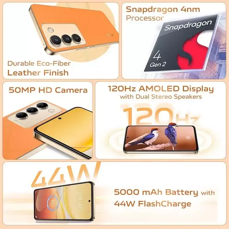 vivo Y200e ra mắt với chip Snapdragon 4 Gen 2, camera 50MP và màn hình AMOLED 120Hz