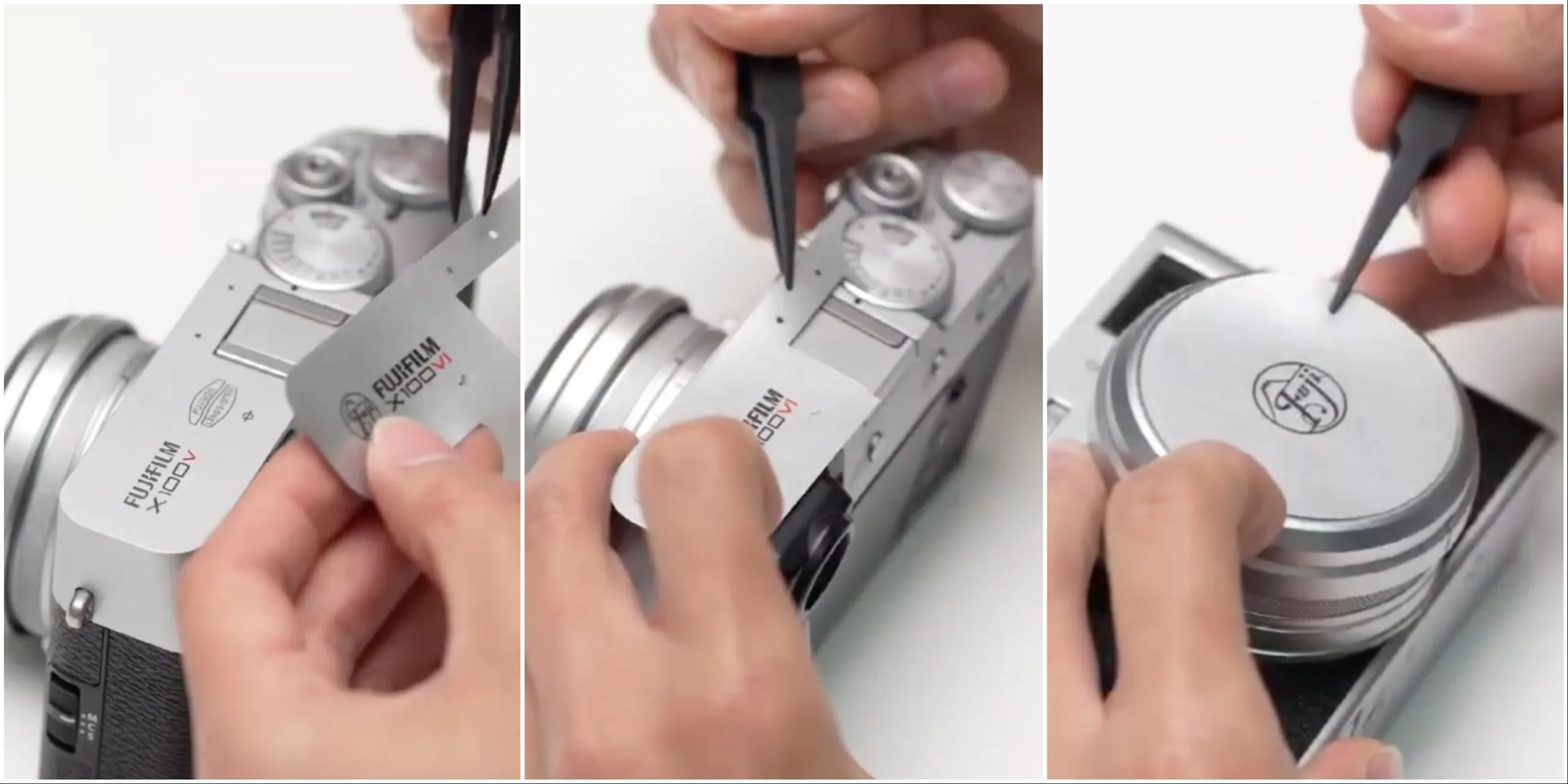 Cách biến Fujifilm X100V thành X100VI phiên bản kỷ niệm 90 năm chỉ bằng một vài sticker